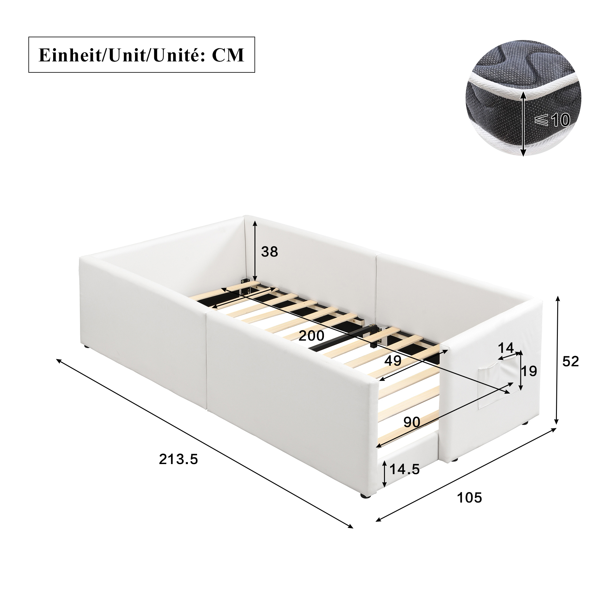 Rangement intégré pratique