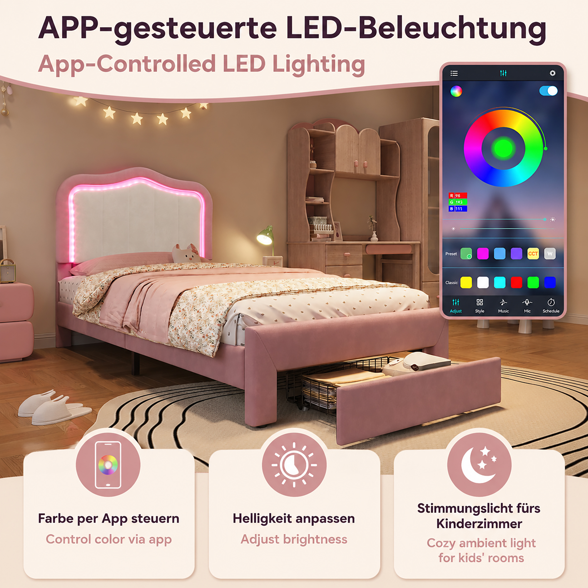 Éclairage LED connecté
