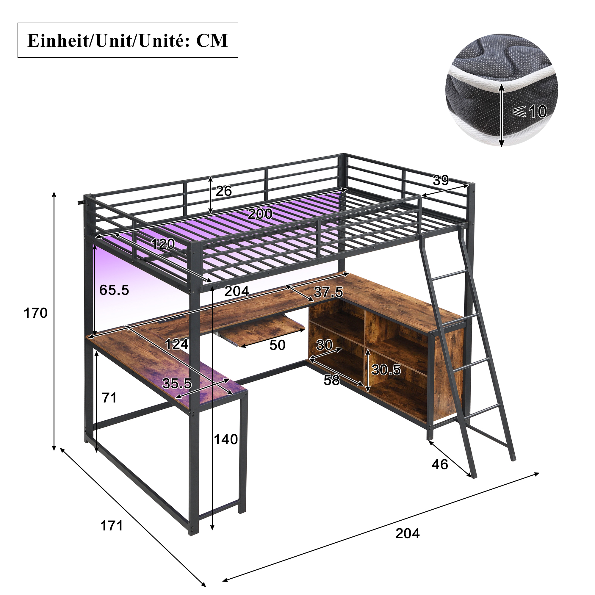 Rangement et structure
