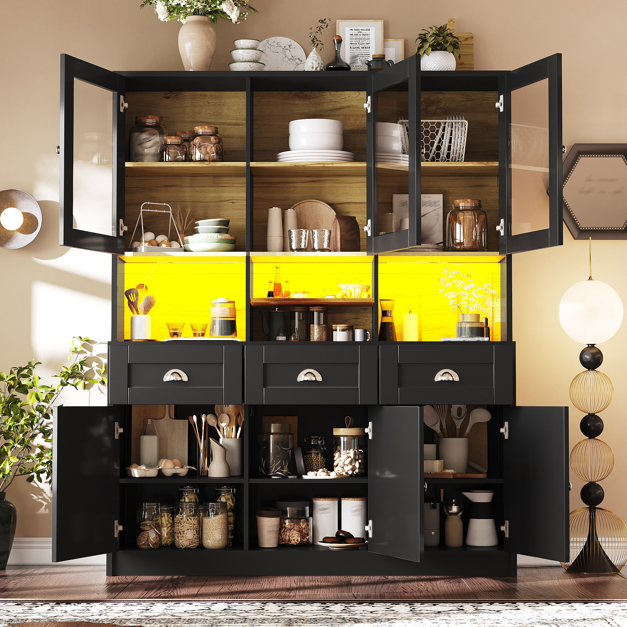 Rangement Optimisé et Portes en Acrylique