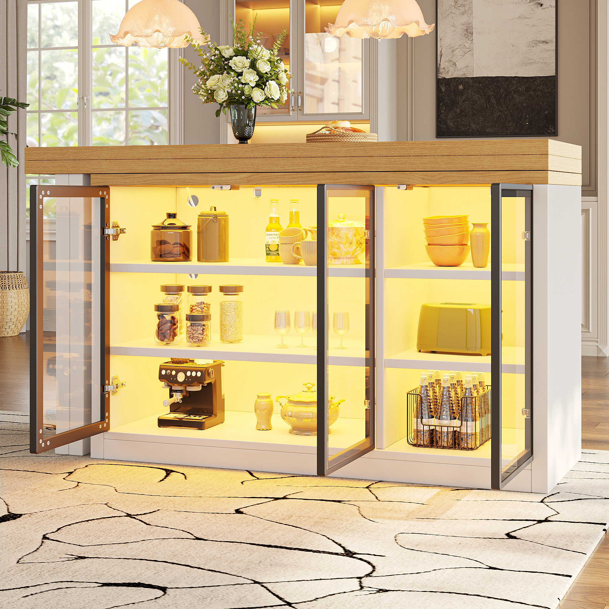 Rangement Modulaire & Portes Vitrées