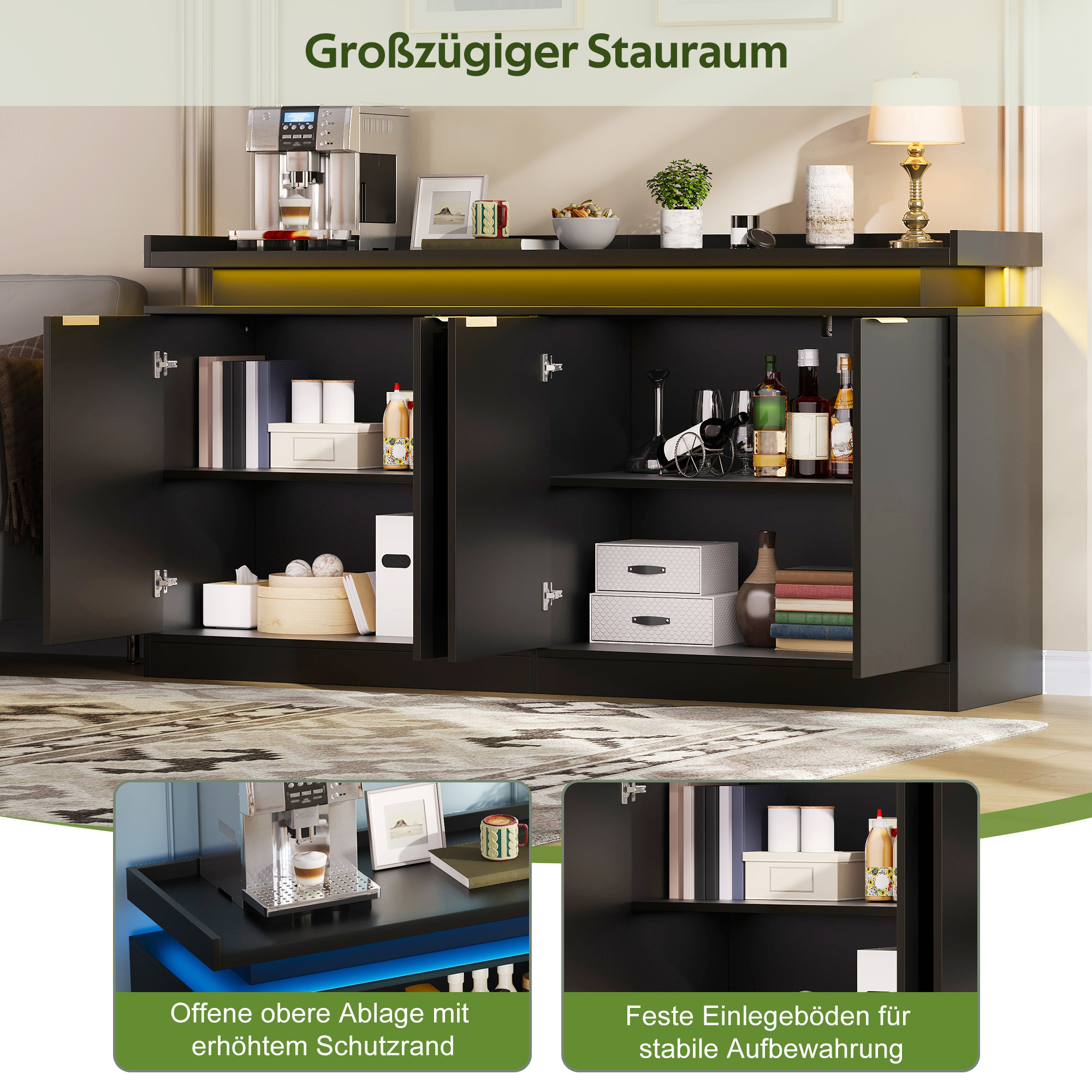 Rangement Spacieux et Flexible