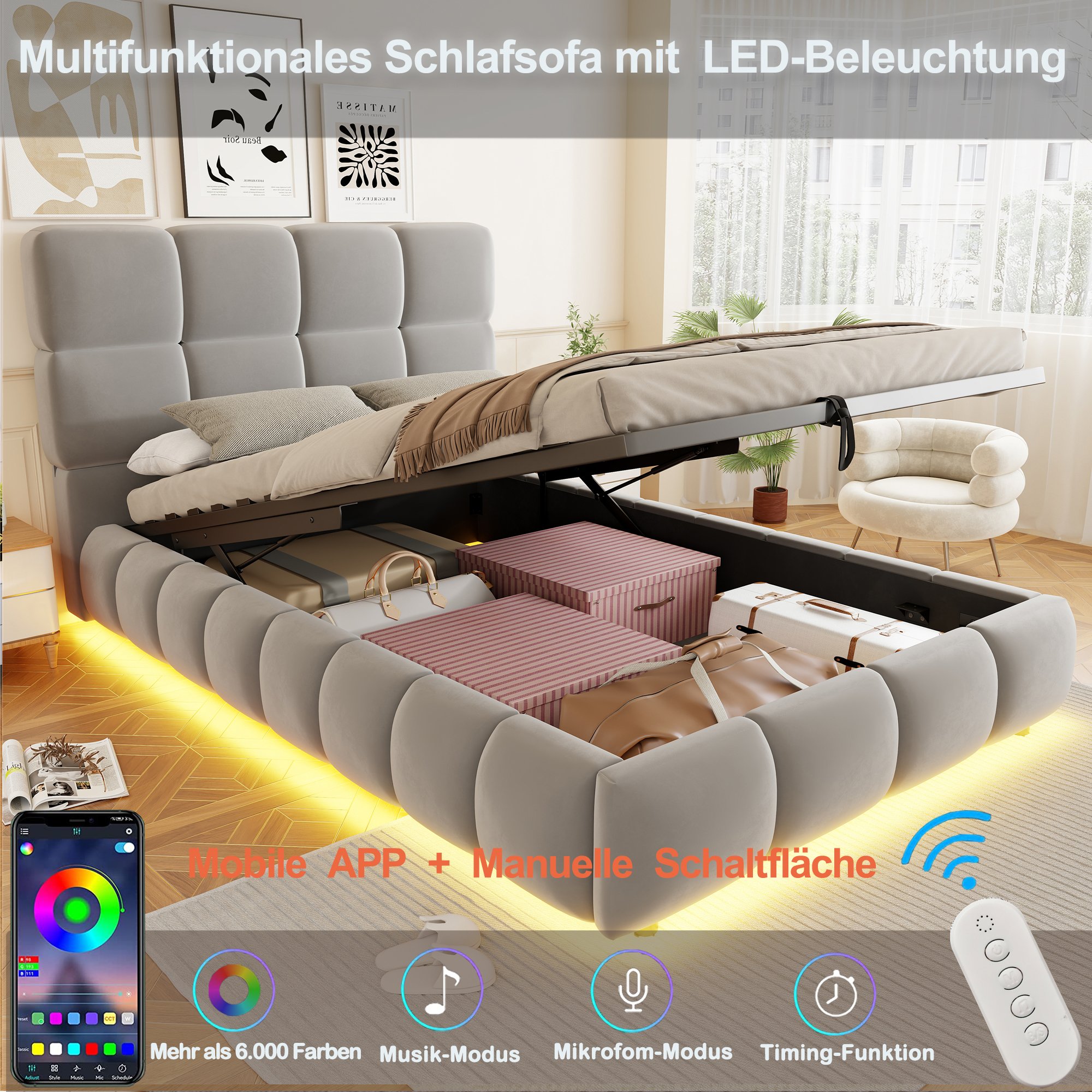 Éclairage LED d'ambiance