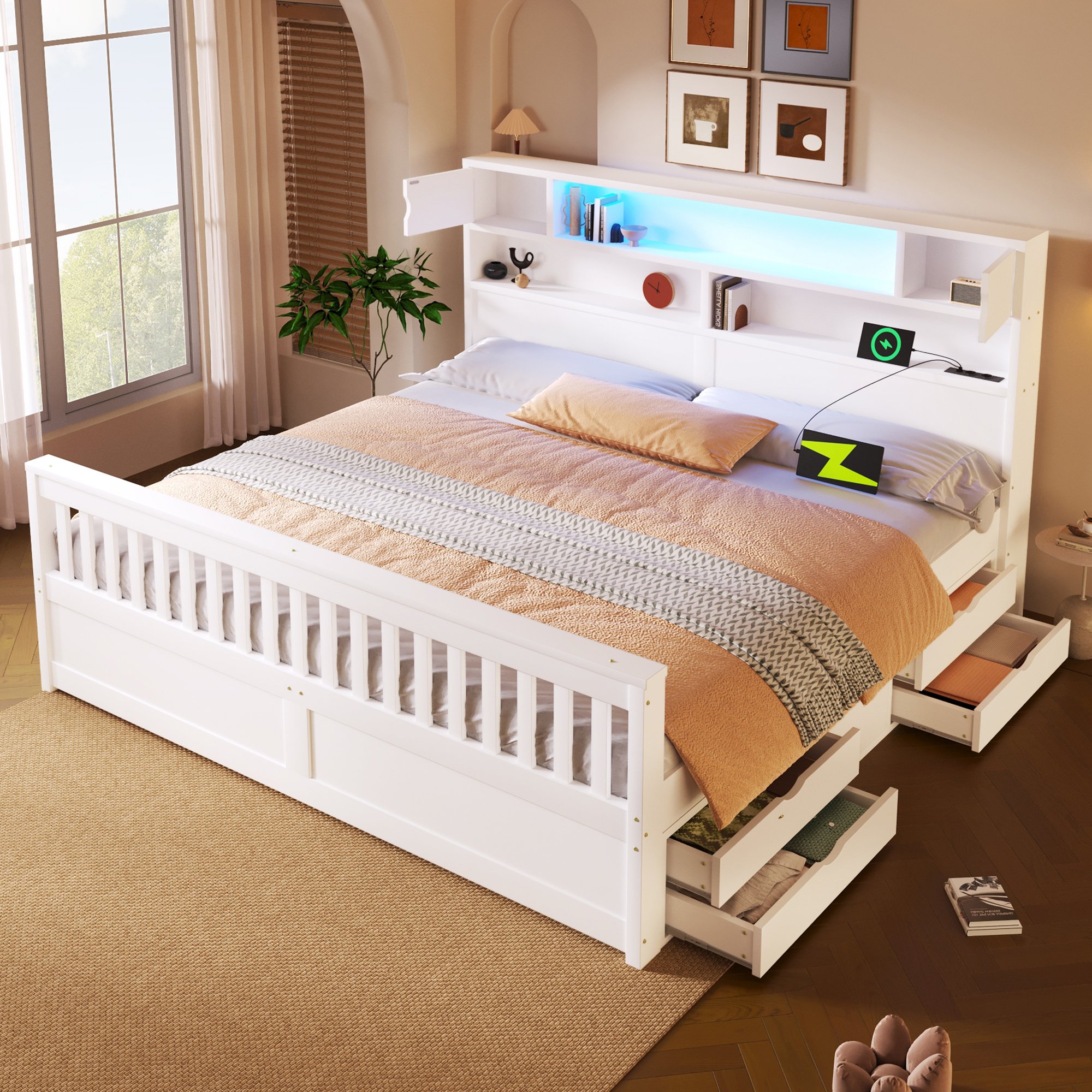 Rangements spacieux et accessibles