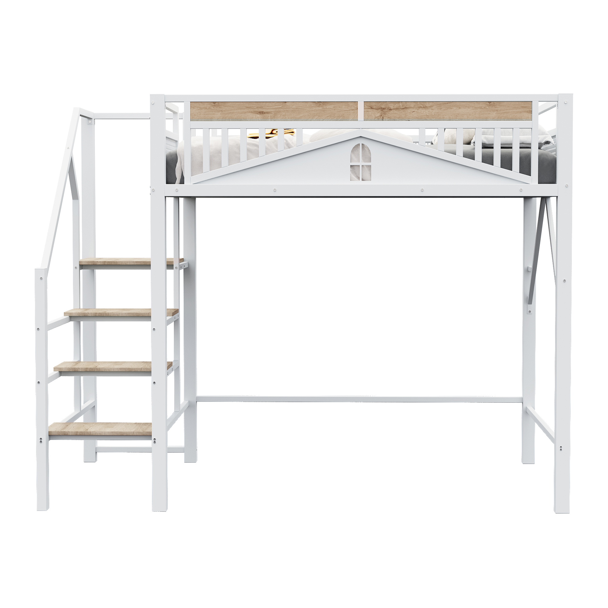 Échelle de sécurité avec rangement