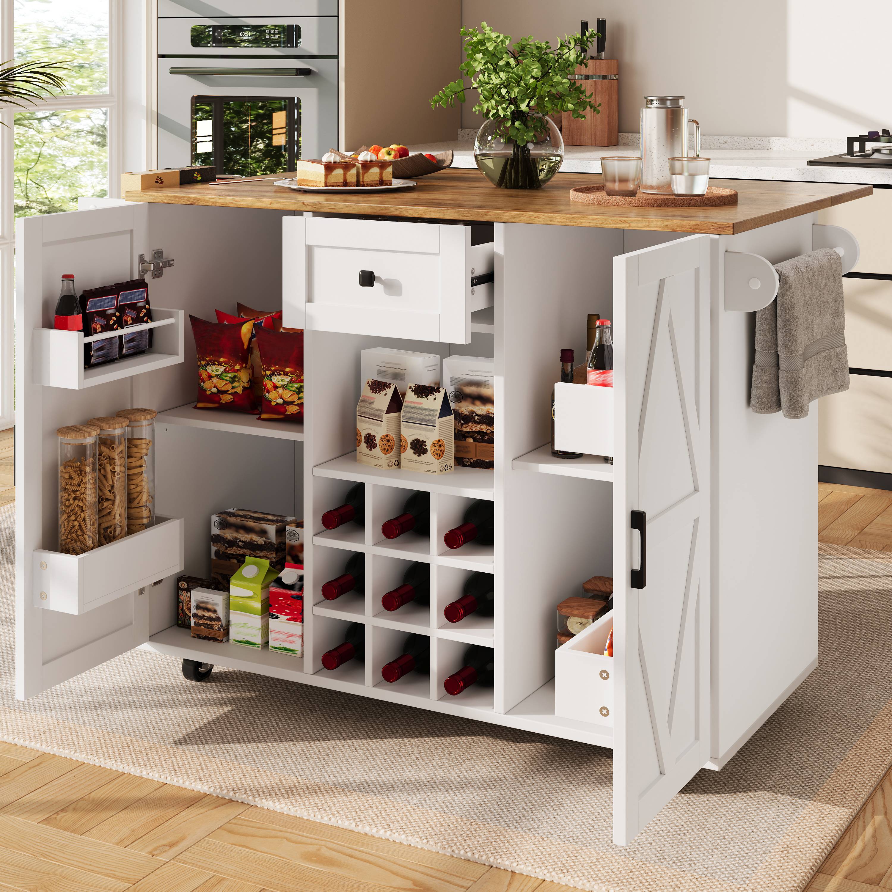 Grand espace de rangement