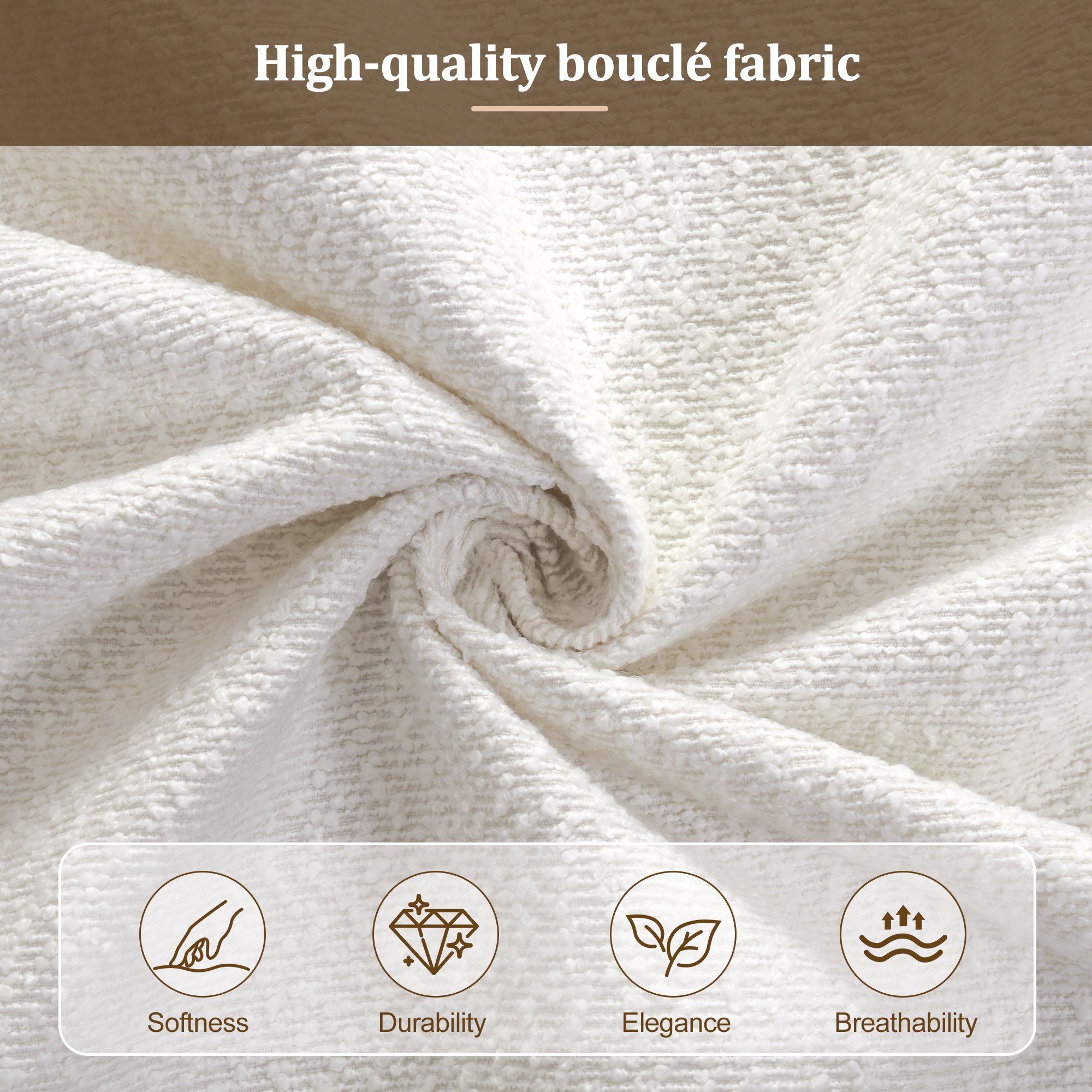 Tissu Bouclé Haut de Gamme