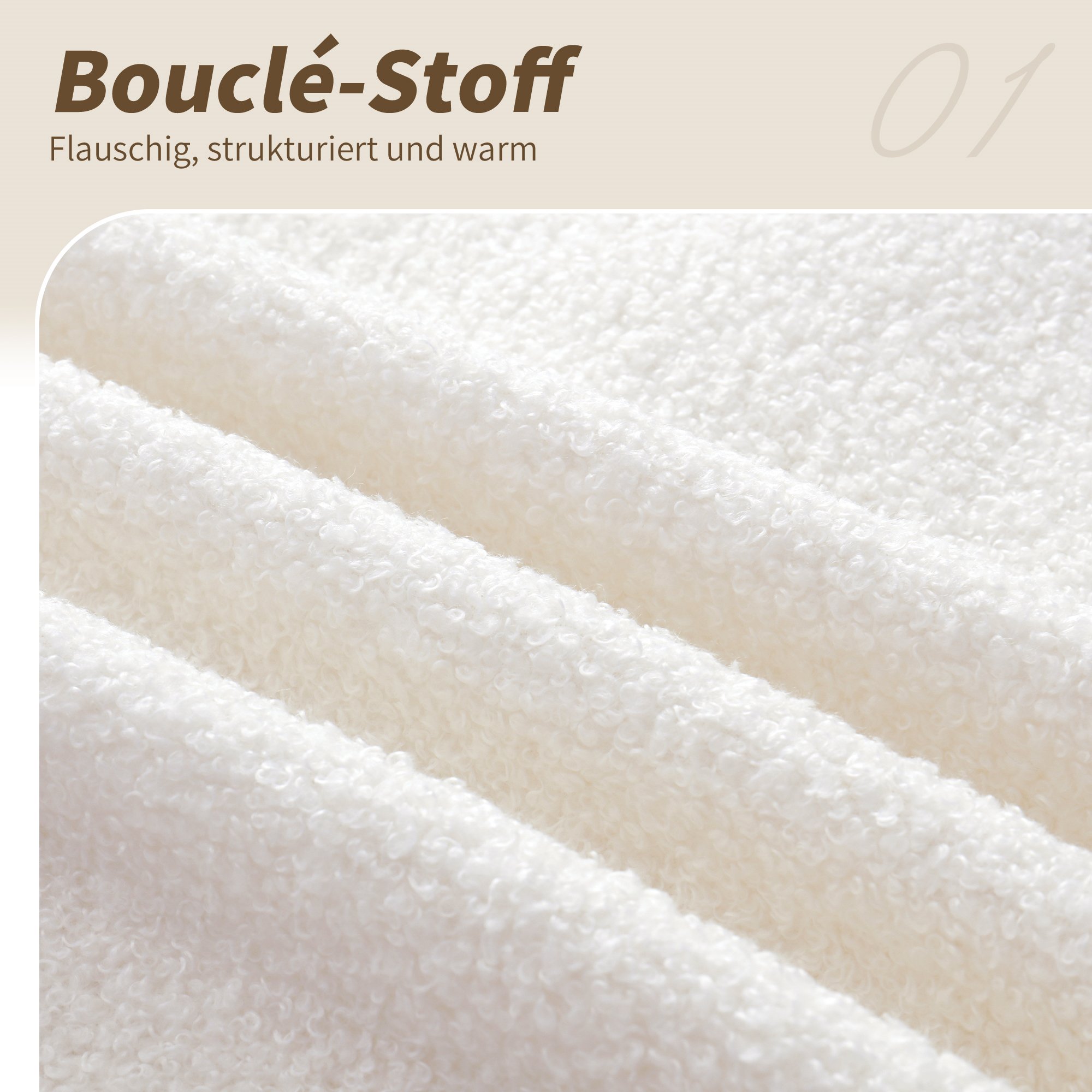 Tissu Bouclé Doux