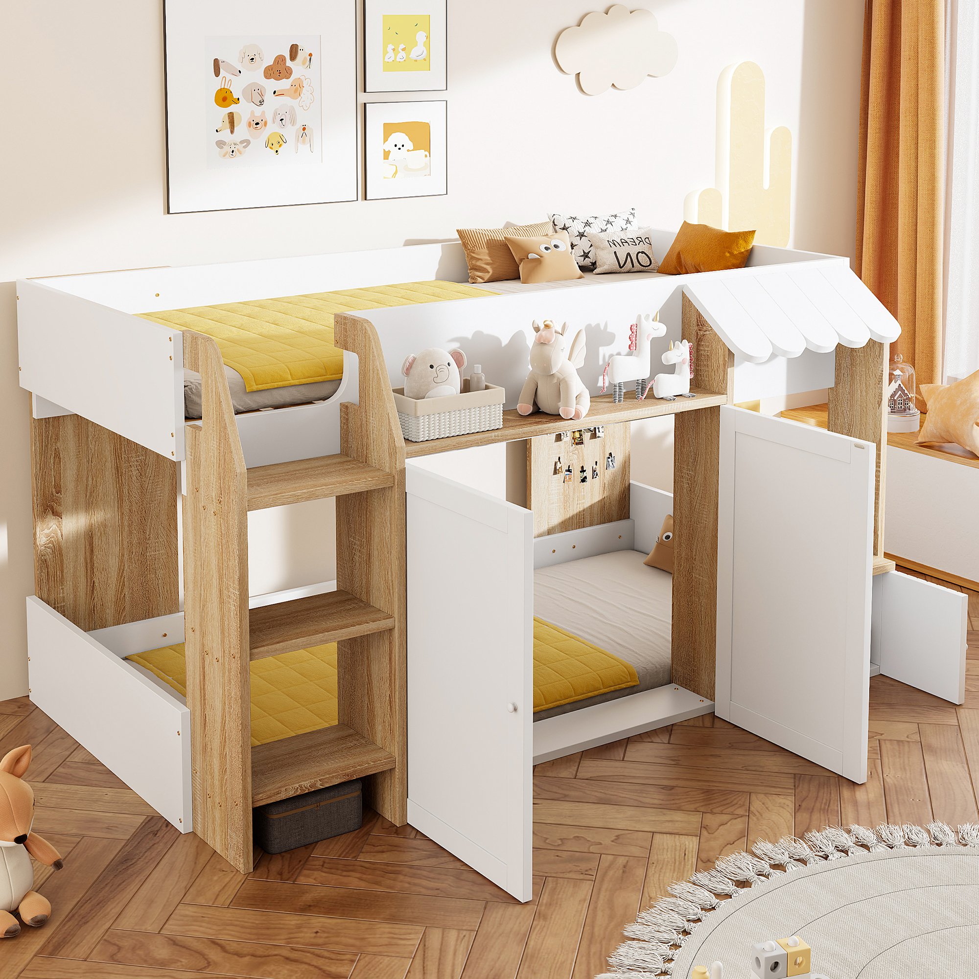 Un rangement astucieux sous le lit