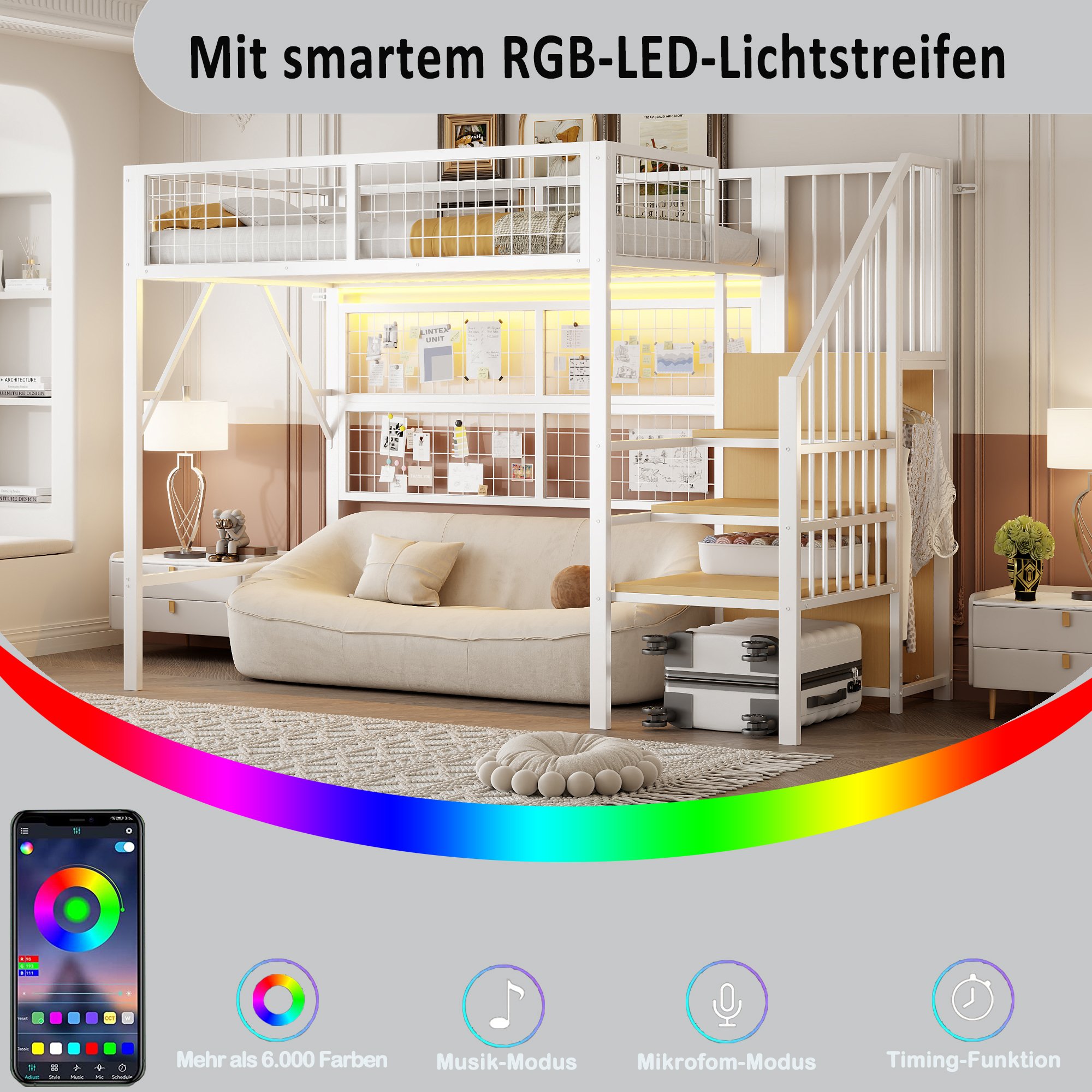 Éclairage LED intelligent