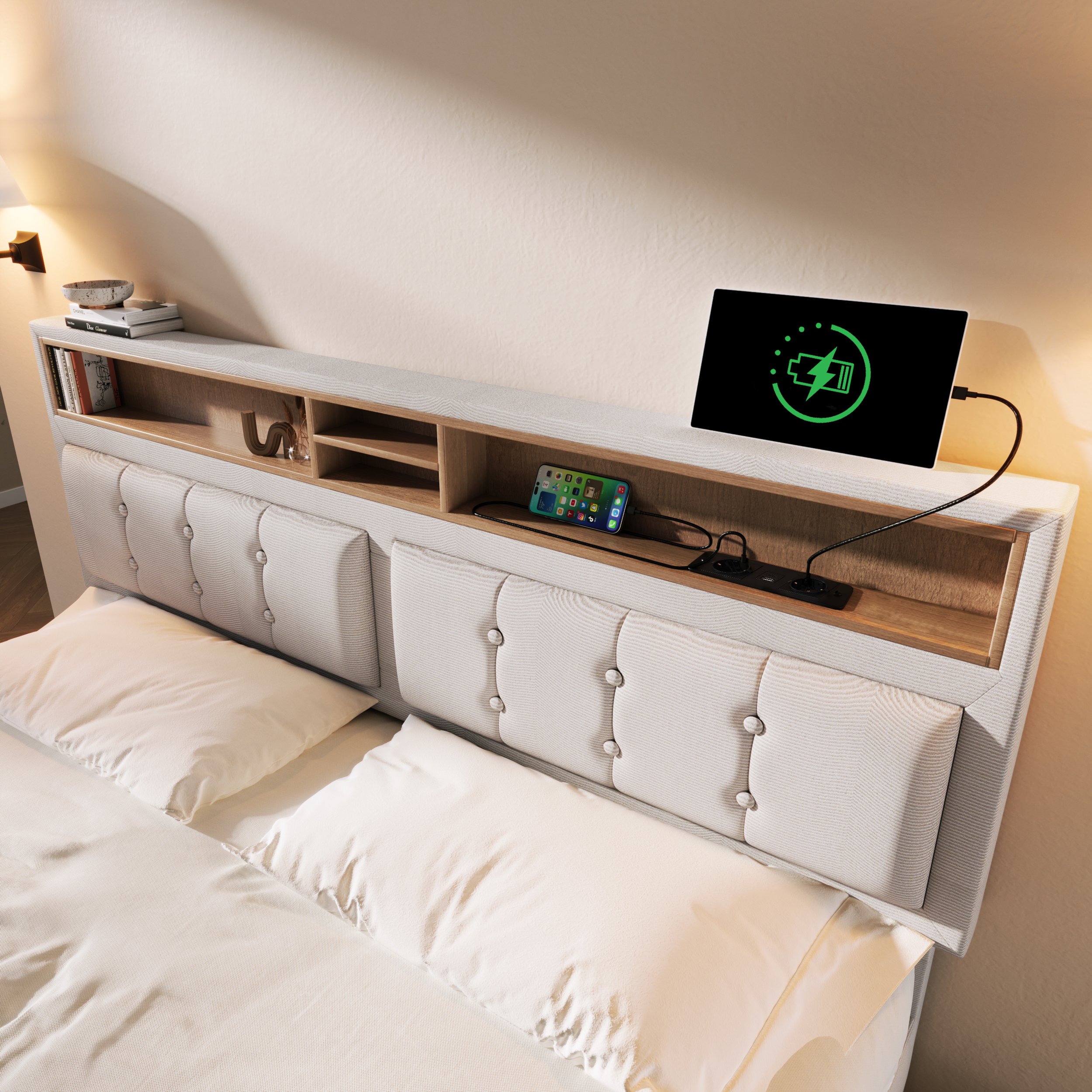 Tête de Lit Réglable et Confortable