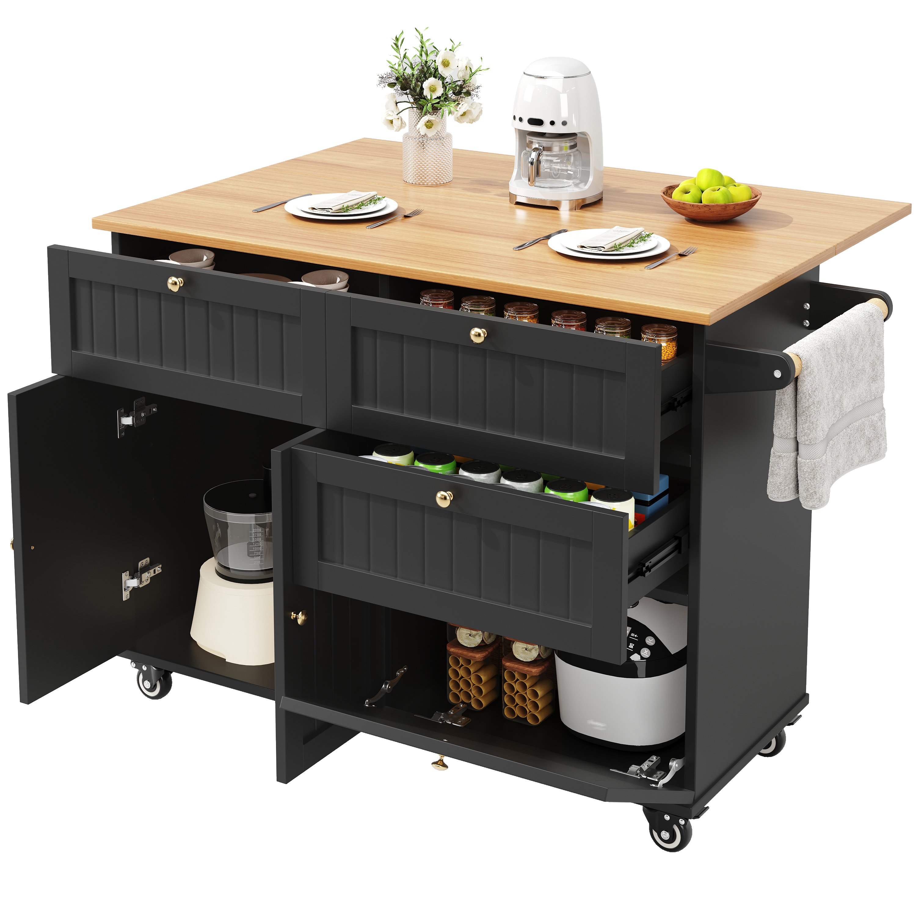 Rangement spacieux et organisé
