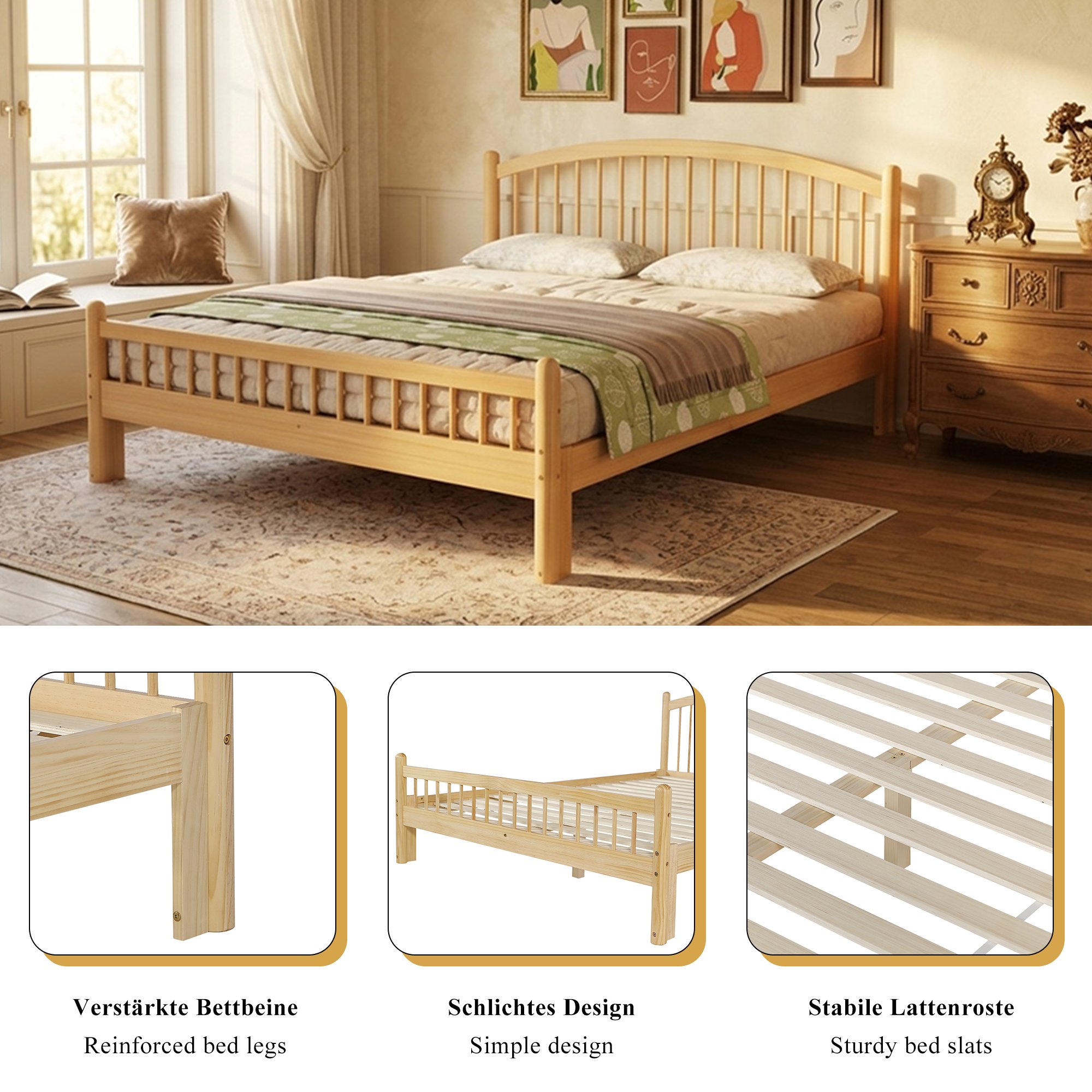 Structure en bois massif robuste
