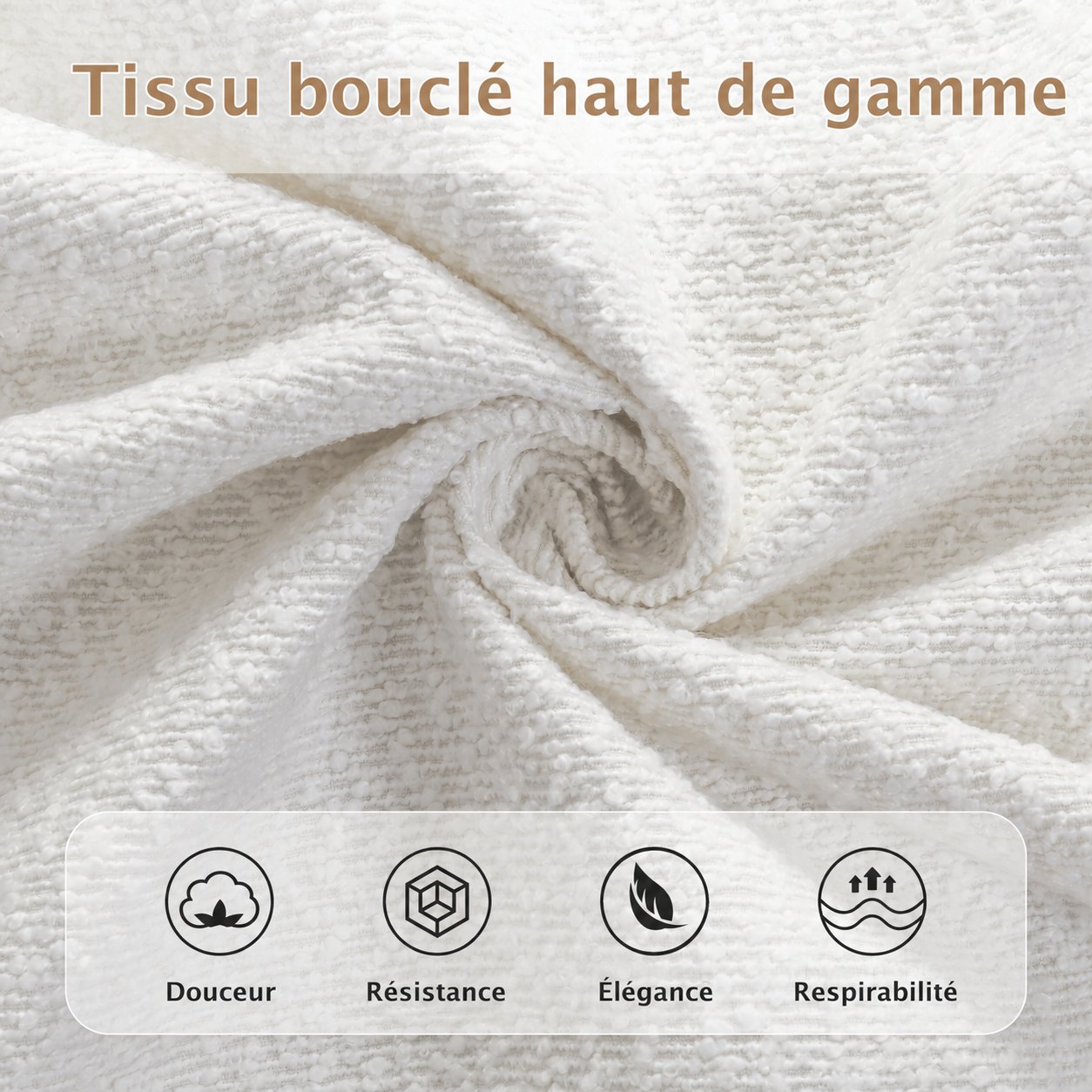 Tissu Bouclé Haut de Gamme