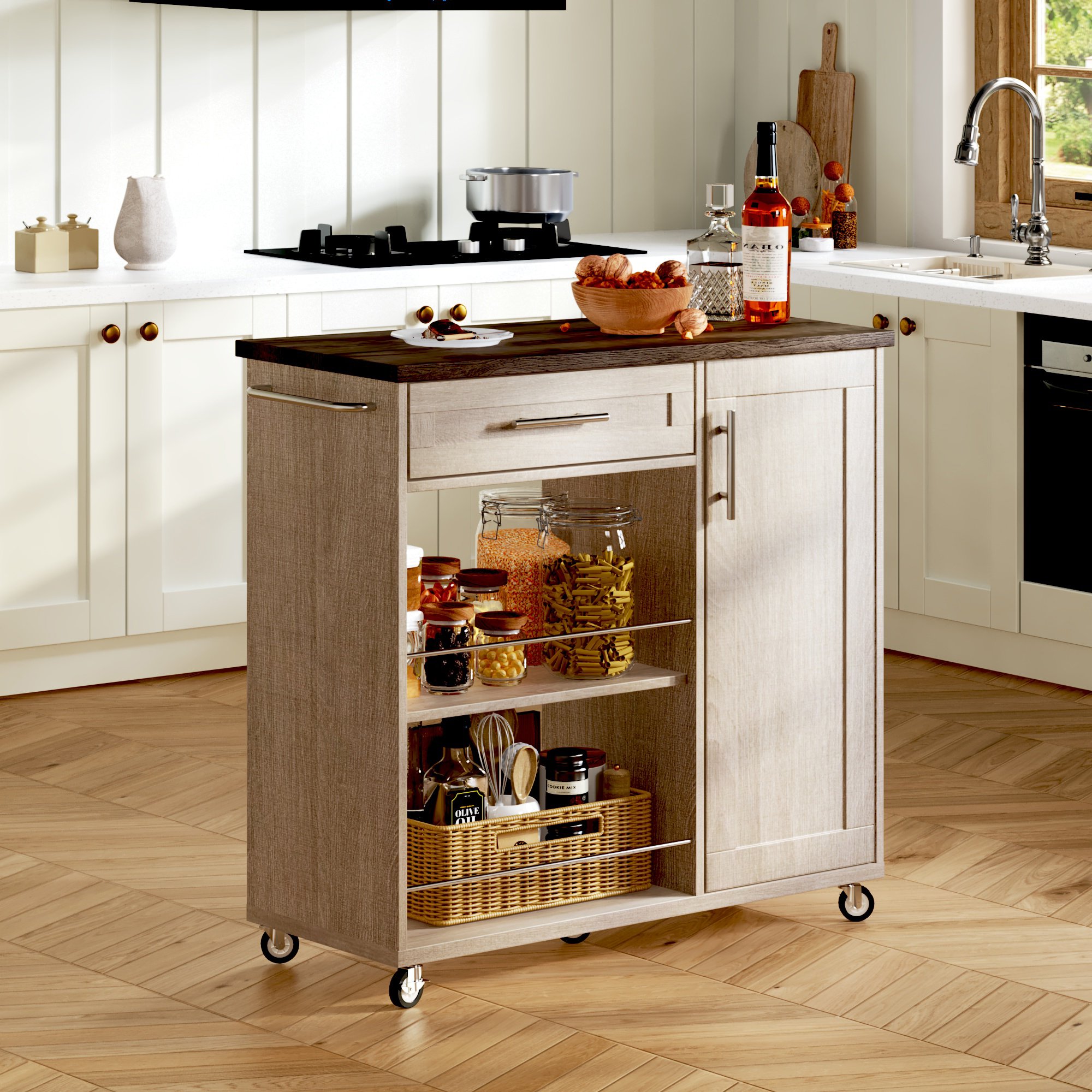 Design deux tons chêne sonoma