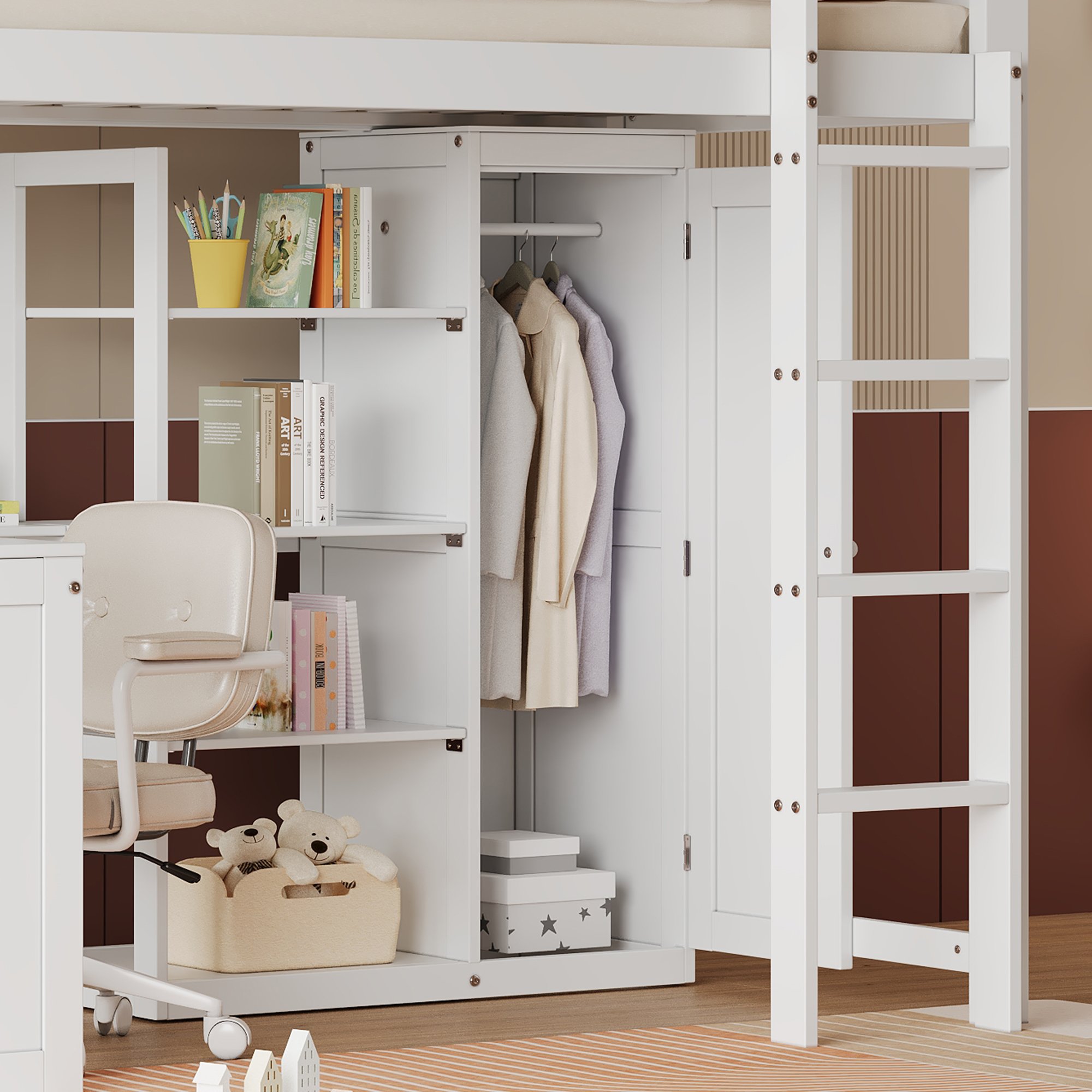 Des rangements généreux et organisés