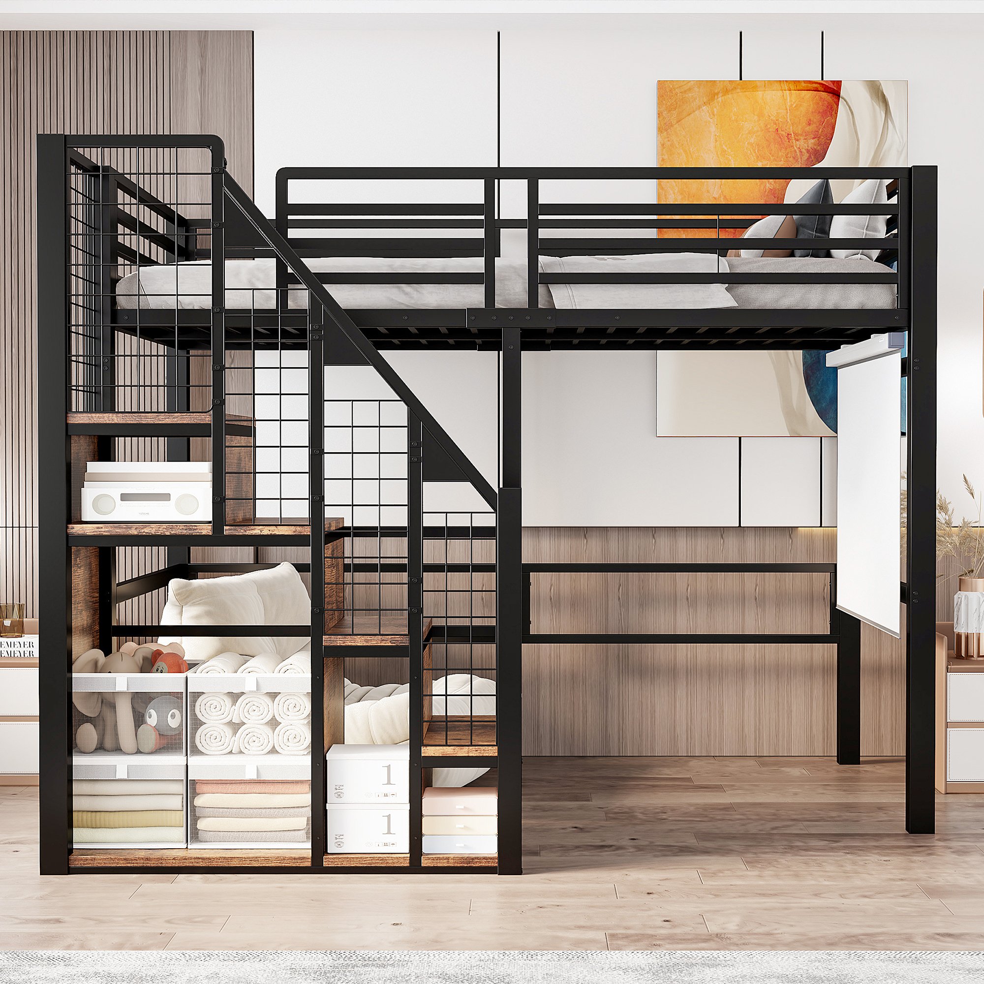 Rangement intégré pratique