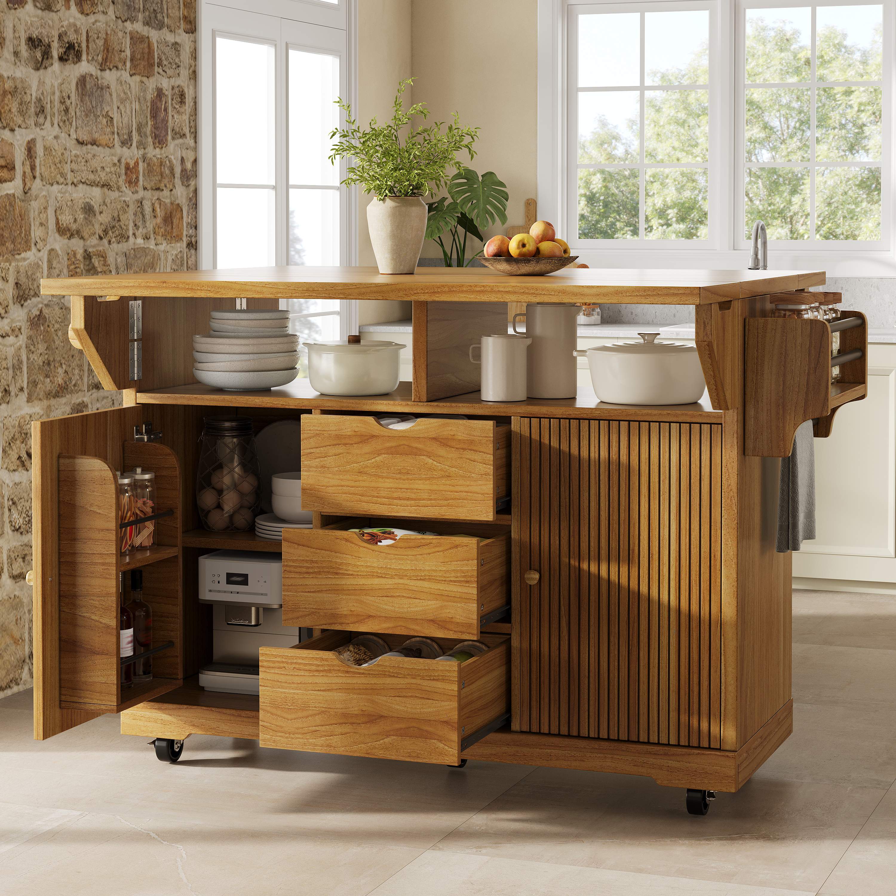 Rangement spacieux et organisé