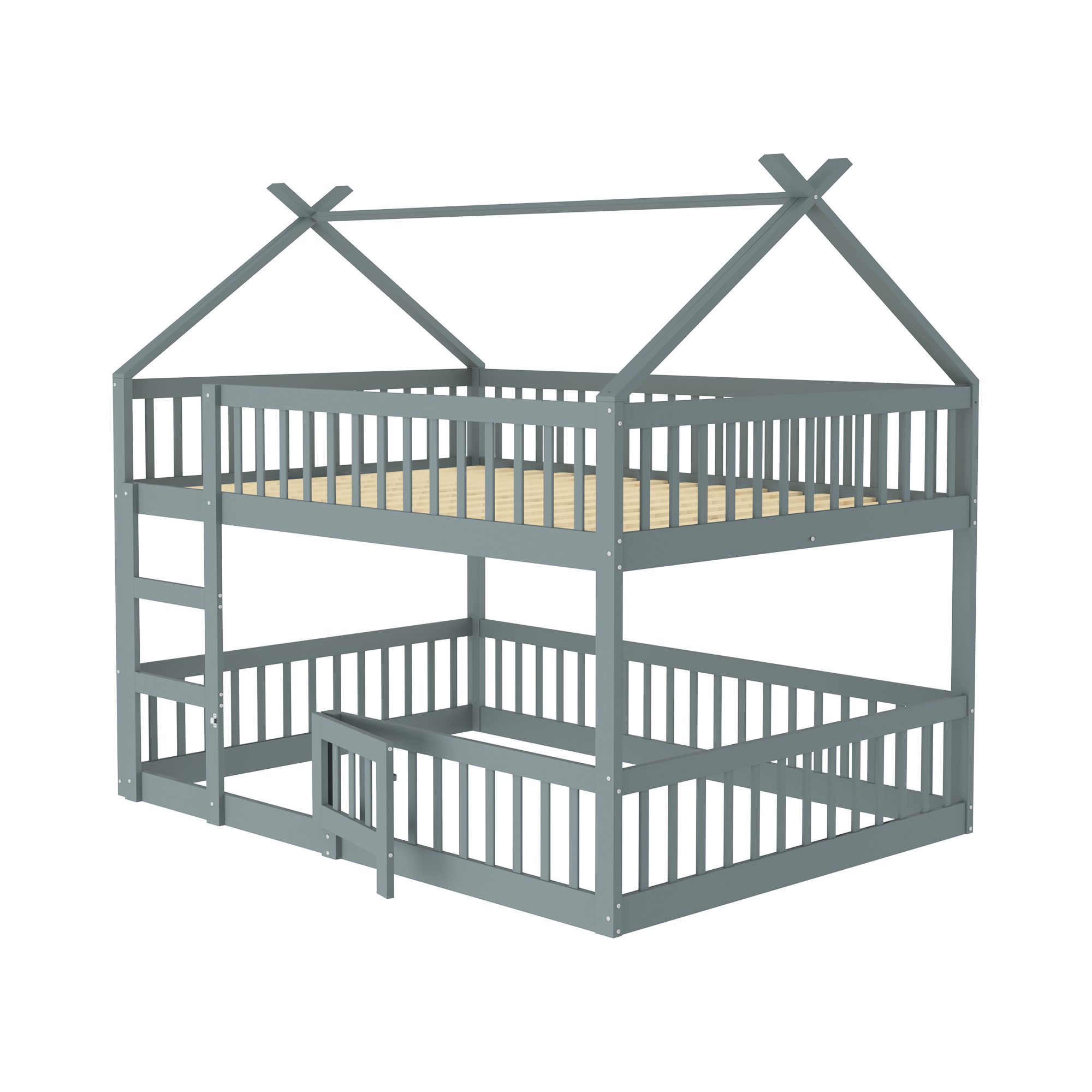 Structure en bois massif pour une stabilité durable