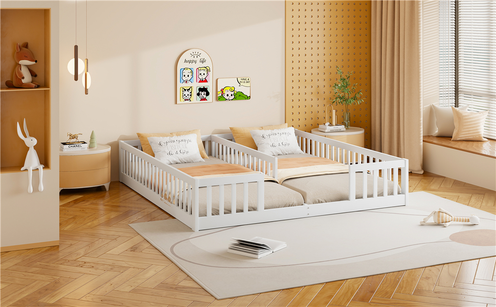 Un lit pour deux enfants