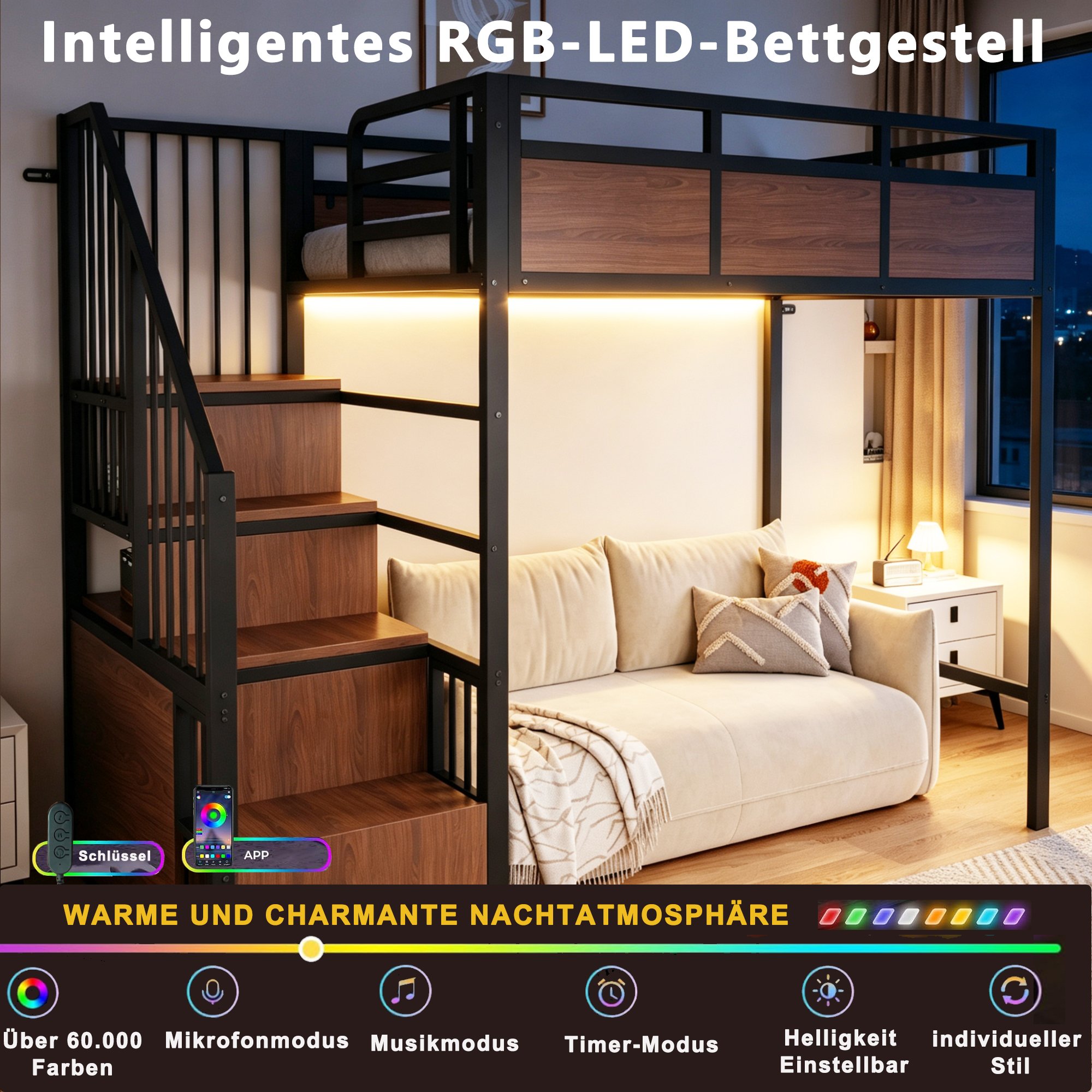 Ambiance lumineuse personnalisable