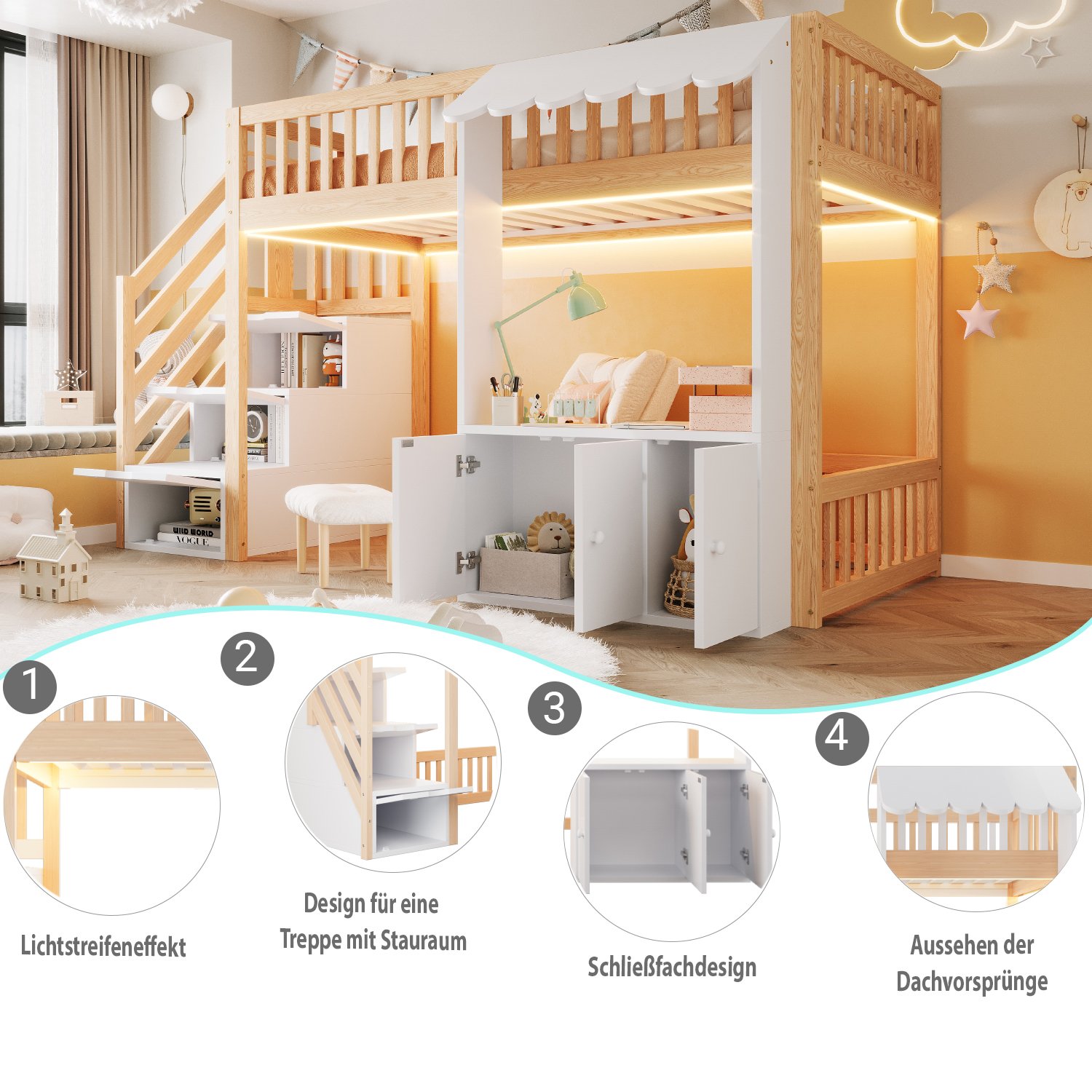 Échelle de rangement pratique