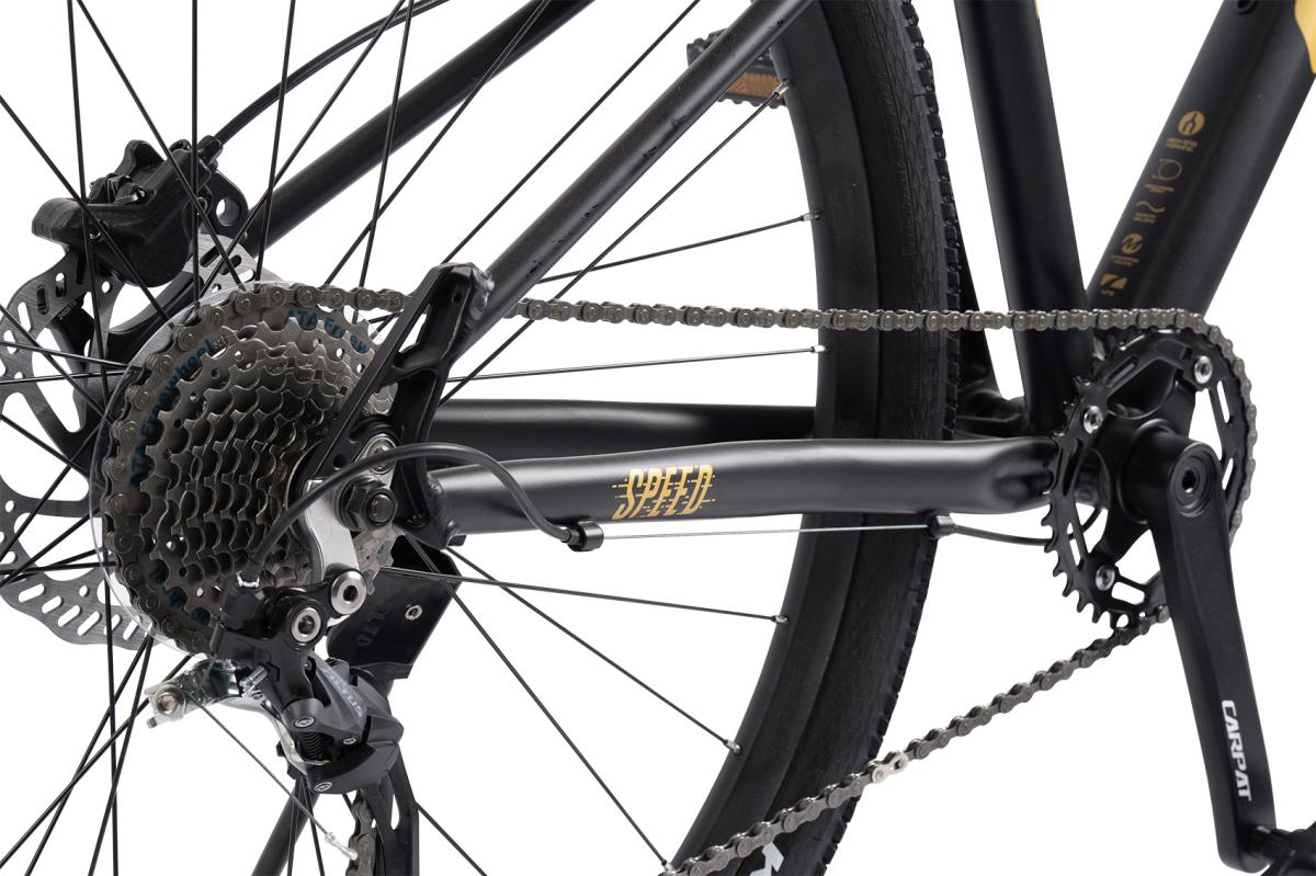 VTT 29 pouces avec freins à disque hydrauliques et transmission Shimano 1x9, suspension 80 mm, pour homme 175-190 cm, noir