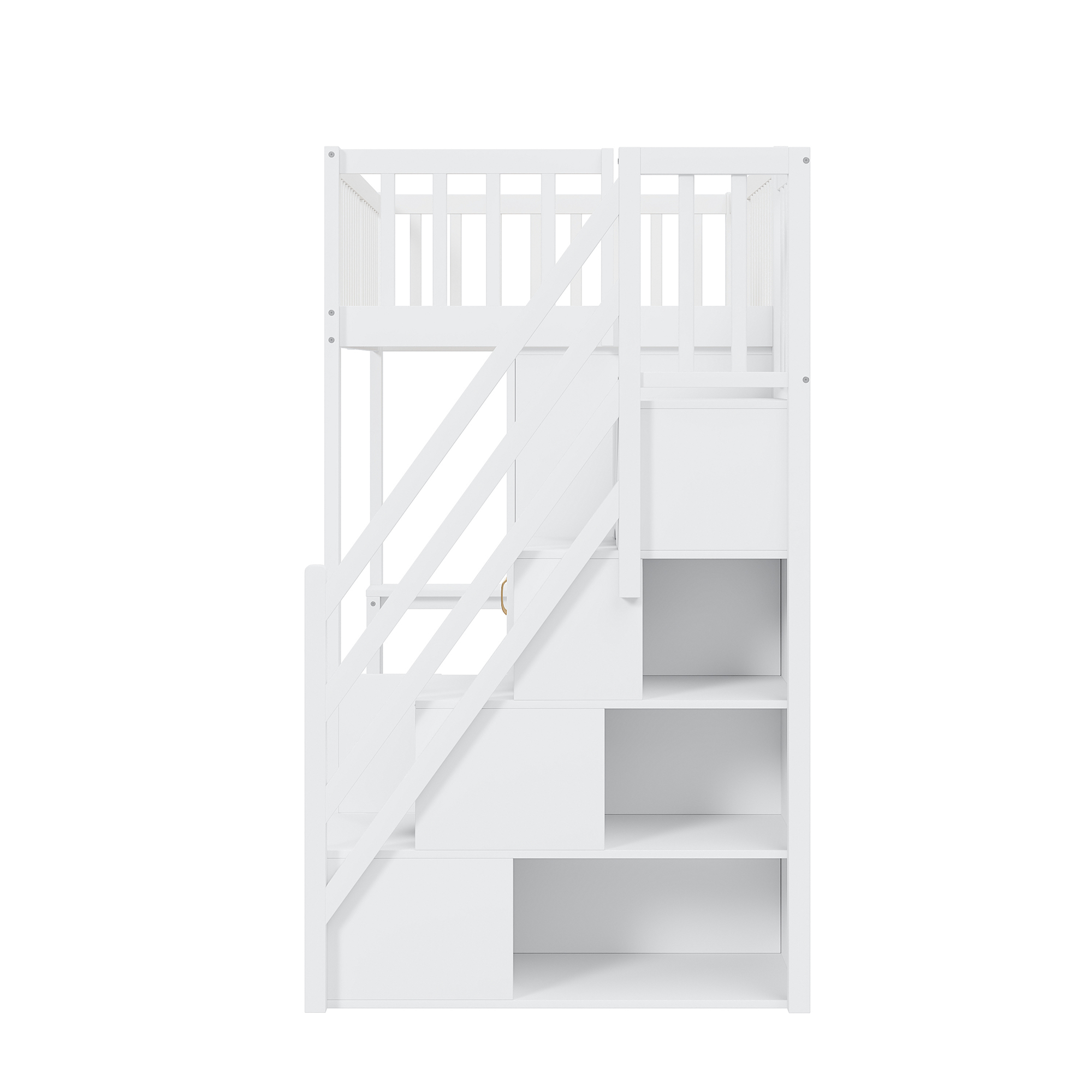 Escalier sécurisé avec tiroirs