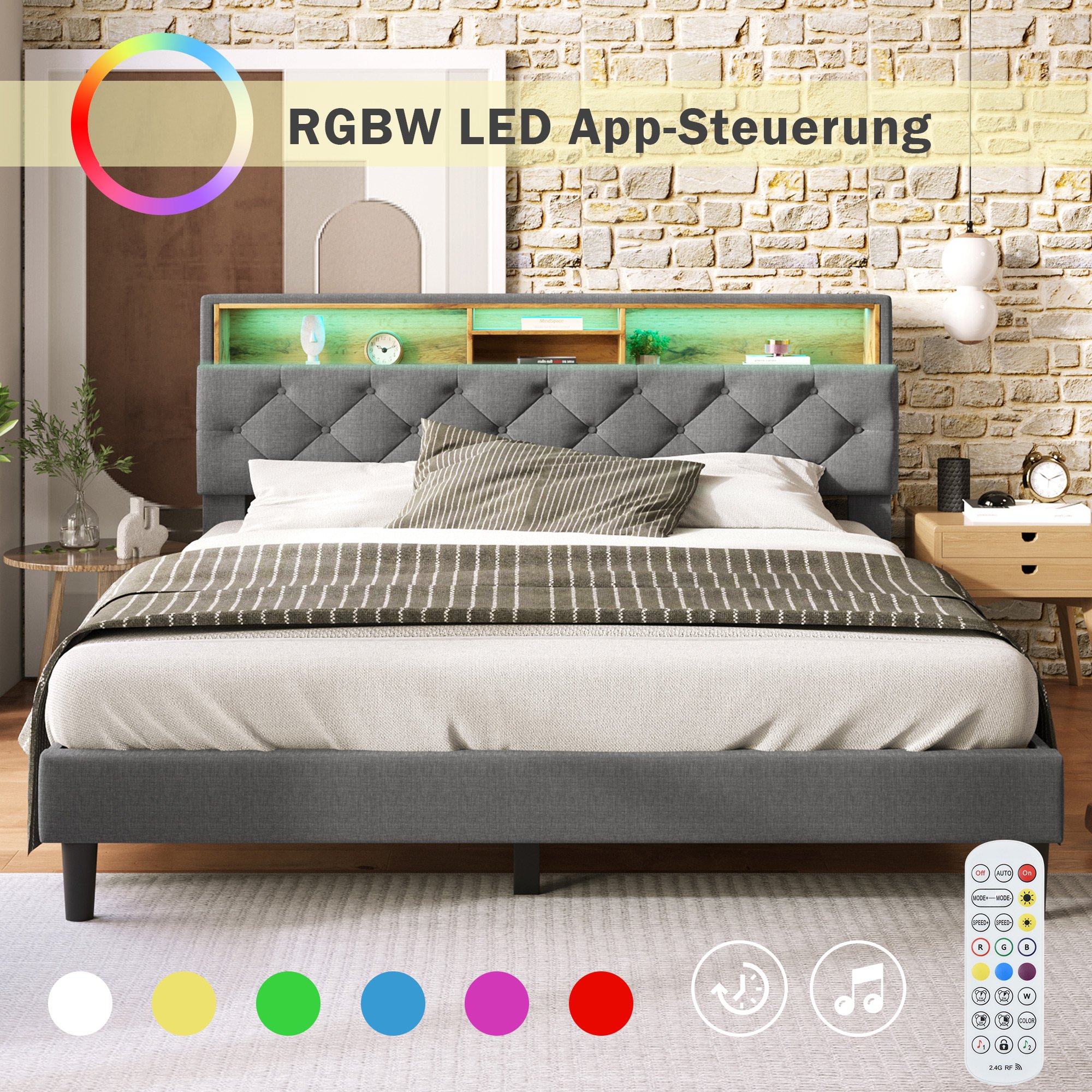 Éclairage LED Ambiant & Mode Musical