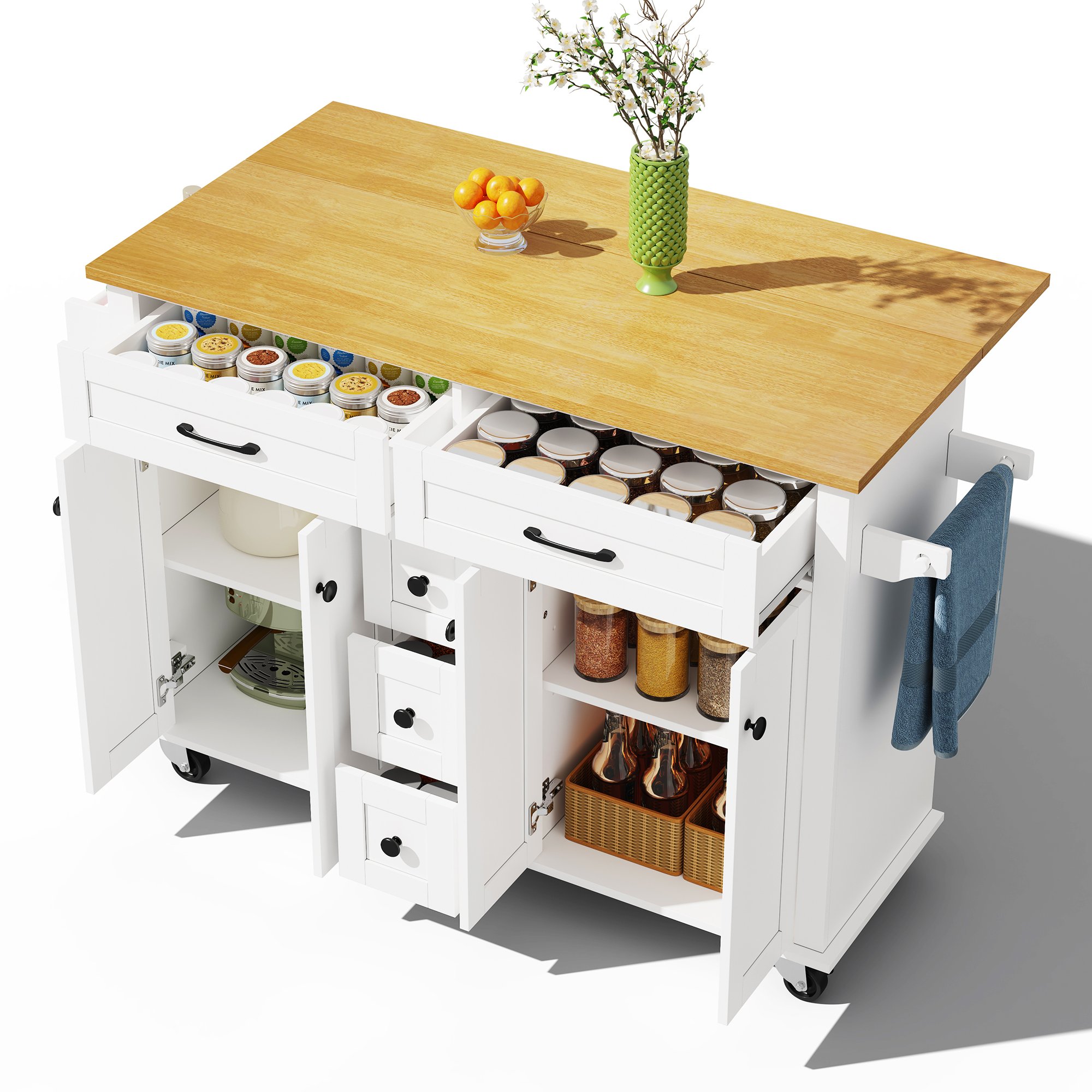 Rangement spacieux et organisé
