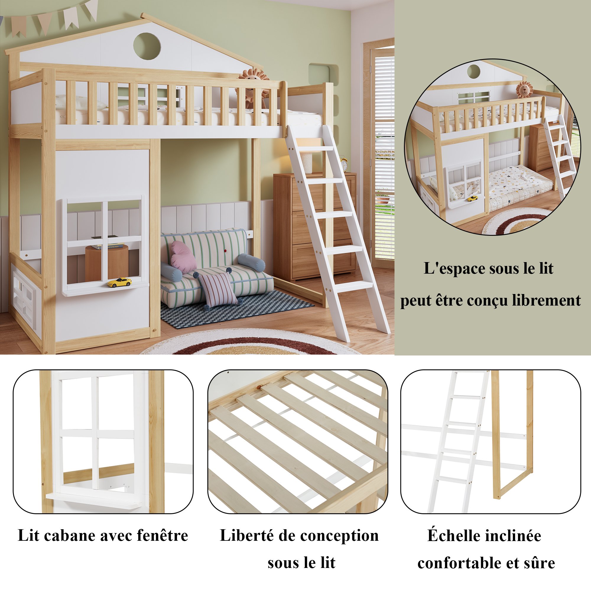 Un espace sous le lit à personnaliser