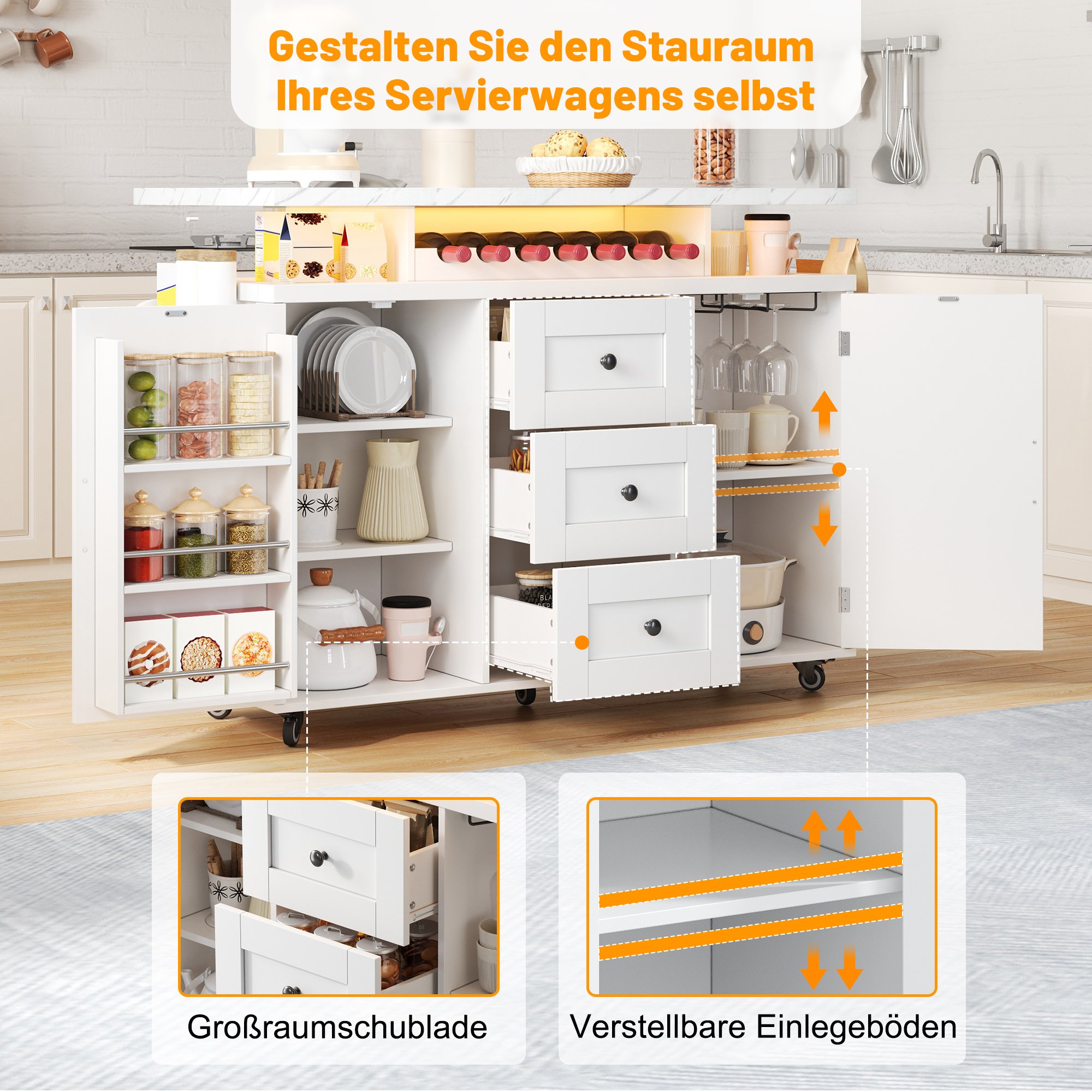 Rangement complet et élégant