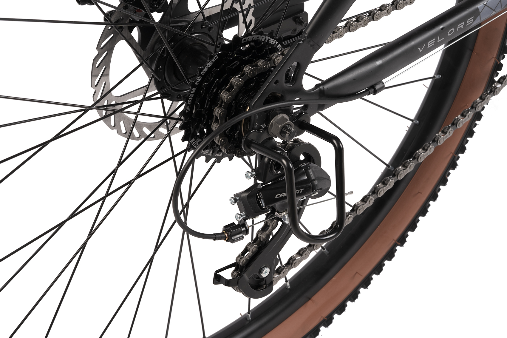VTT tout-terrain 27,5 pouces, 21 vitesses, double frein à disque, suspension avant 100 mm, semi-assemblé, noir gris