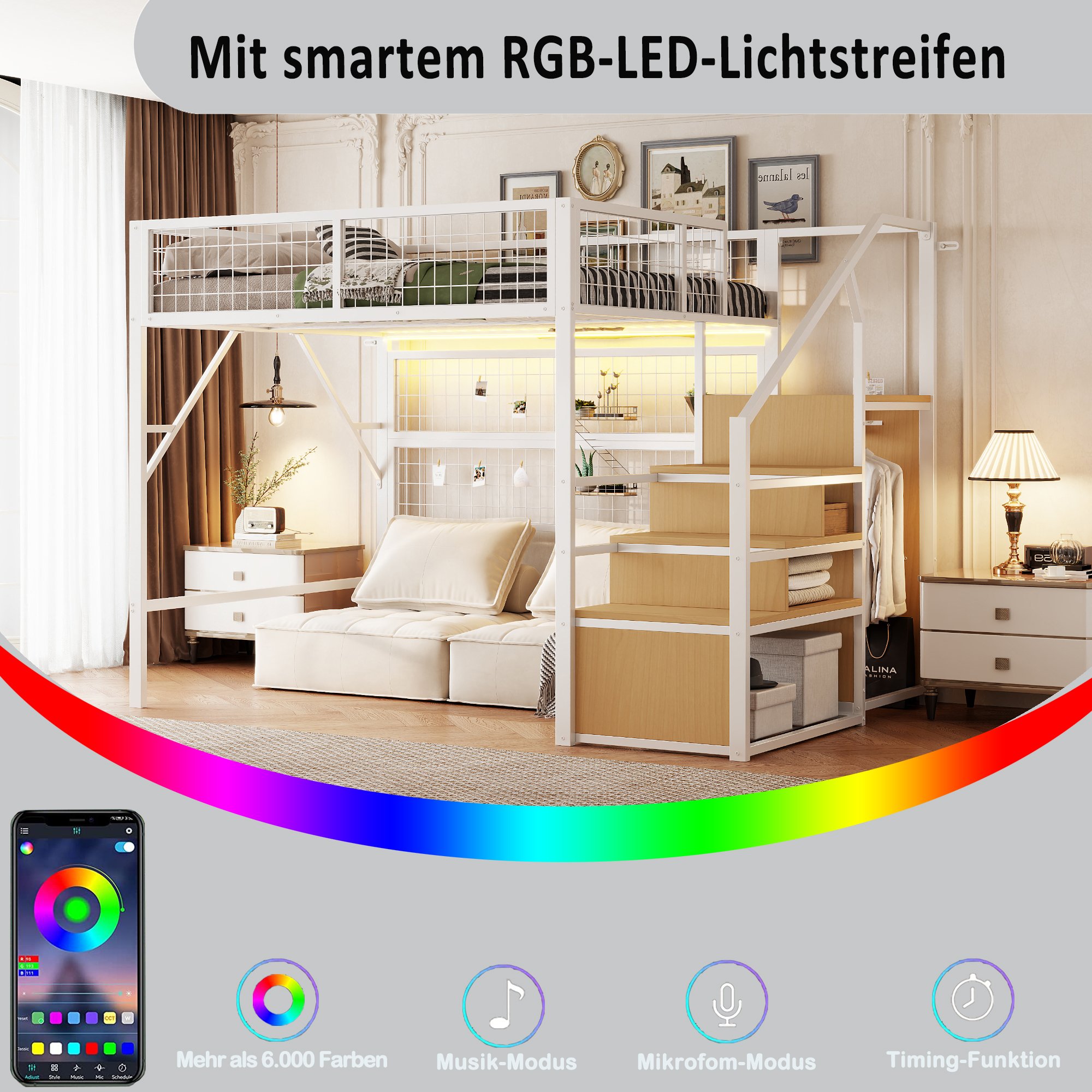 Éclairage LED intelligent