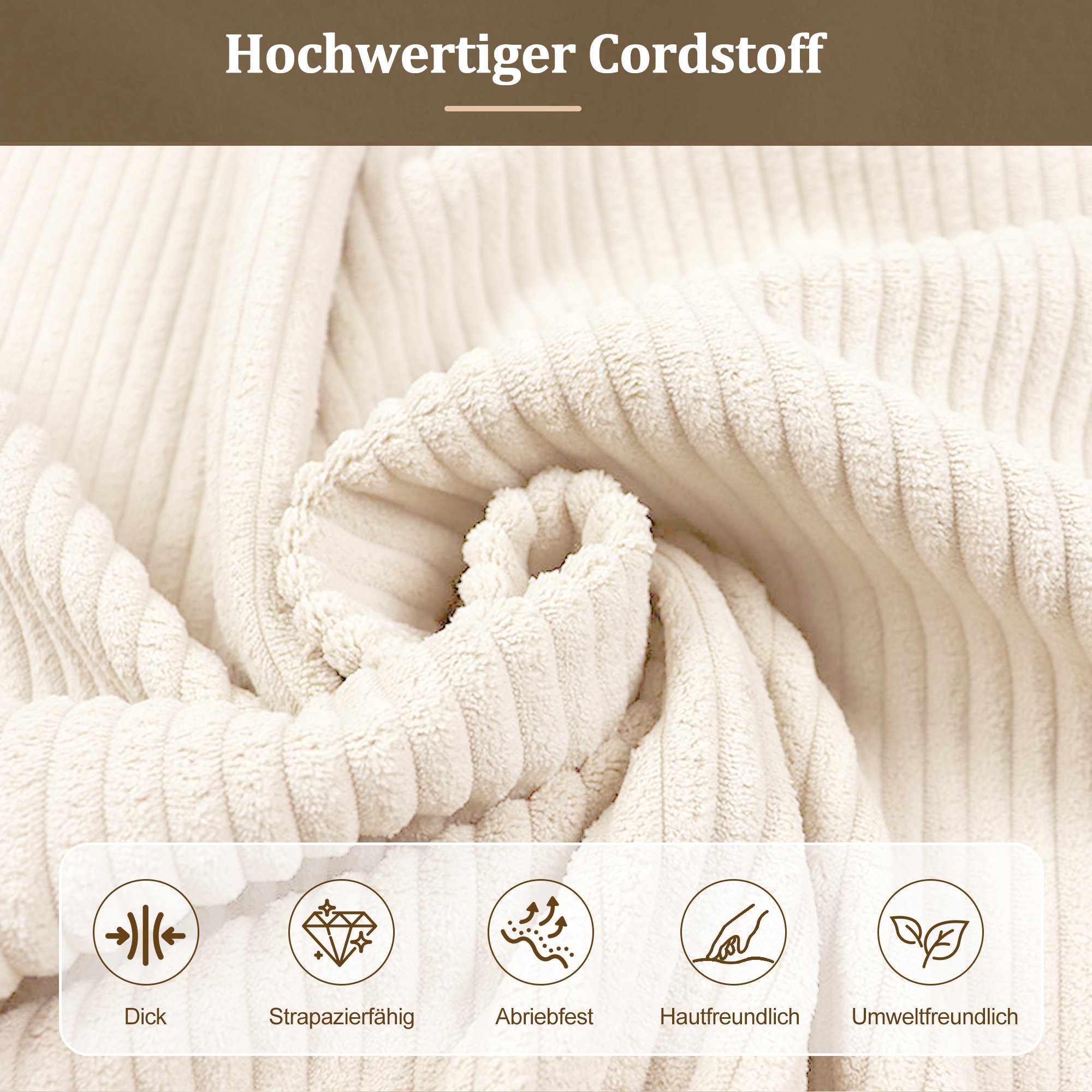 Tissu Corduroy Doux