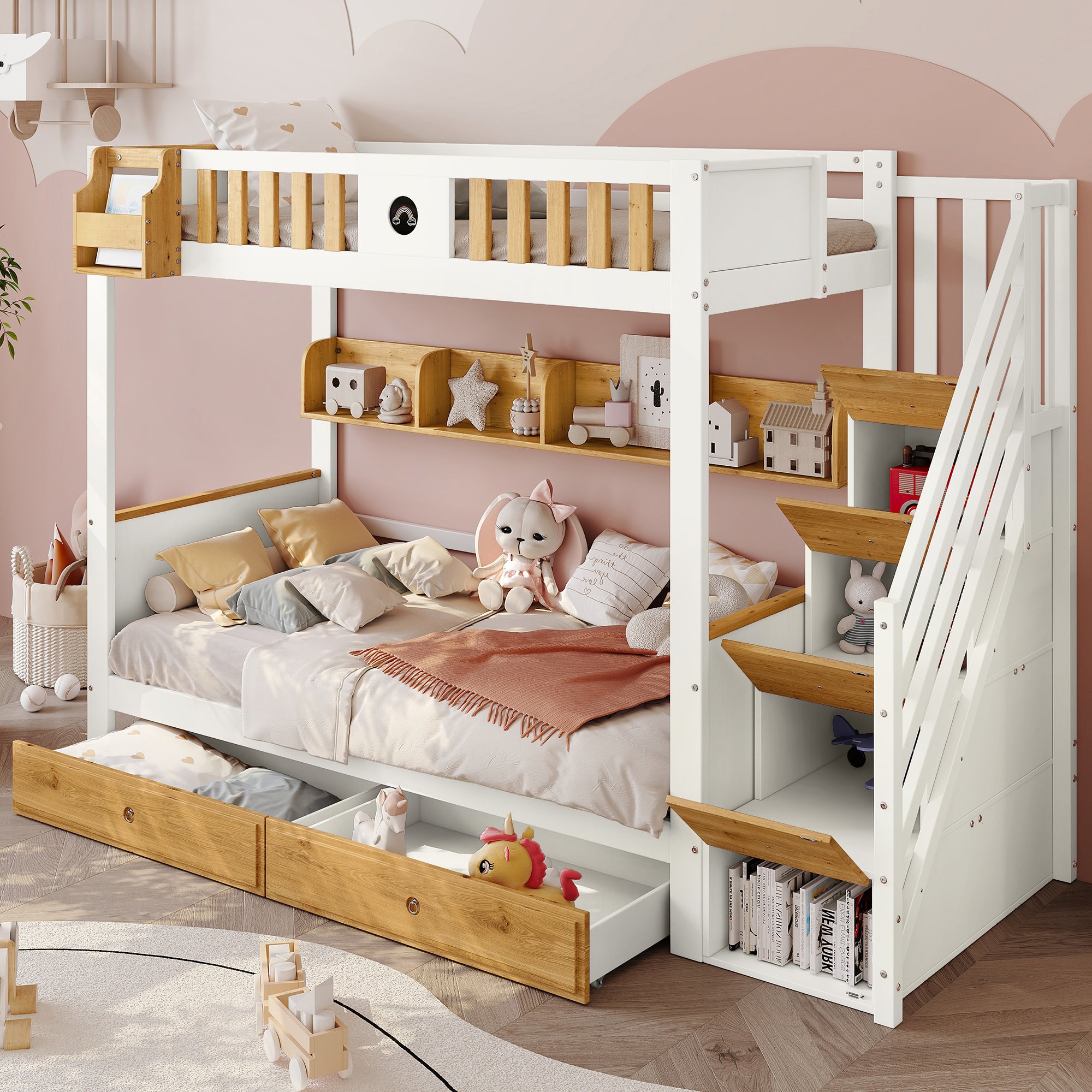 Escalier de rangement pratique