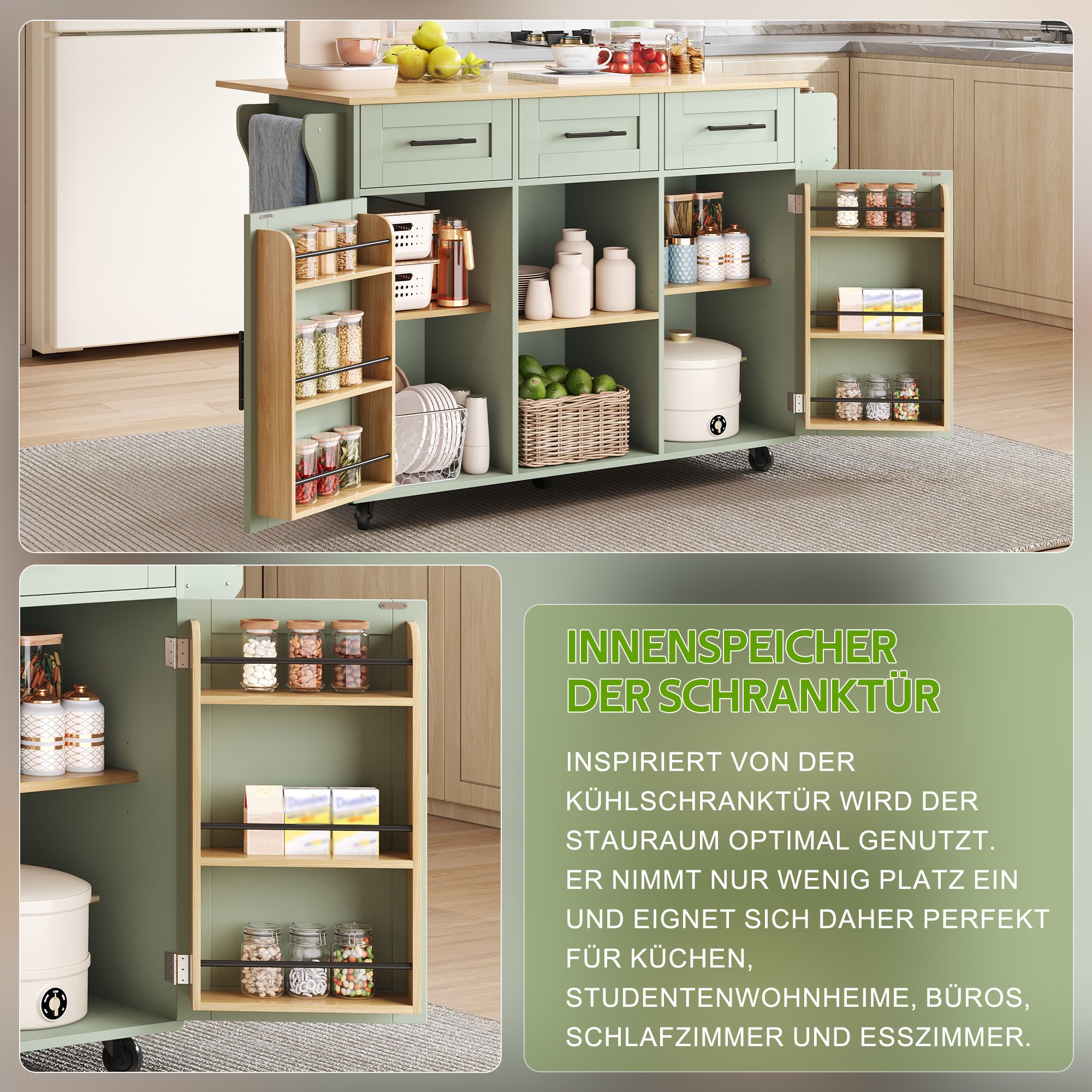 Rangement spacieux et organisé