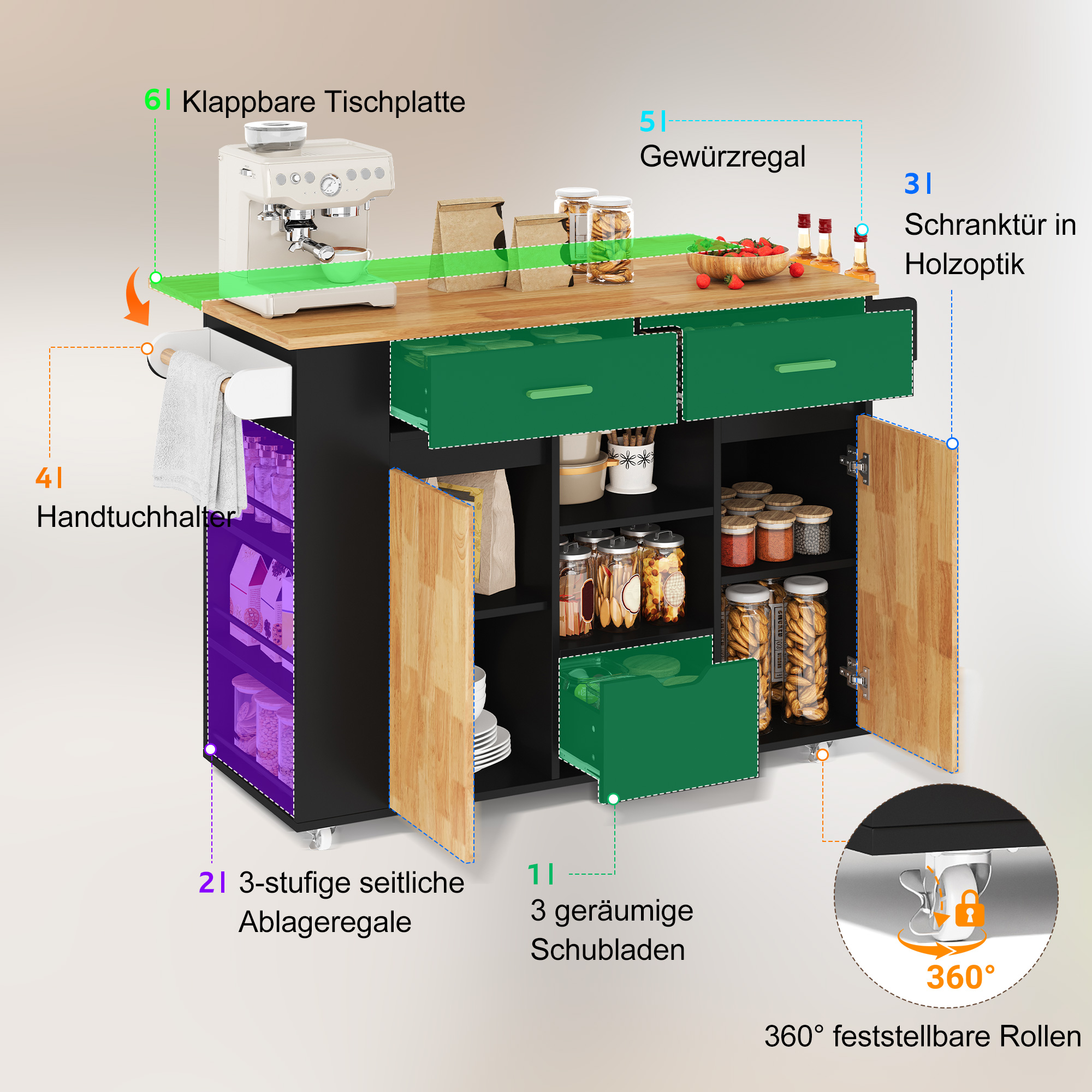 Structure stable et mobile