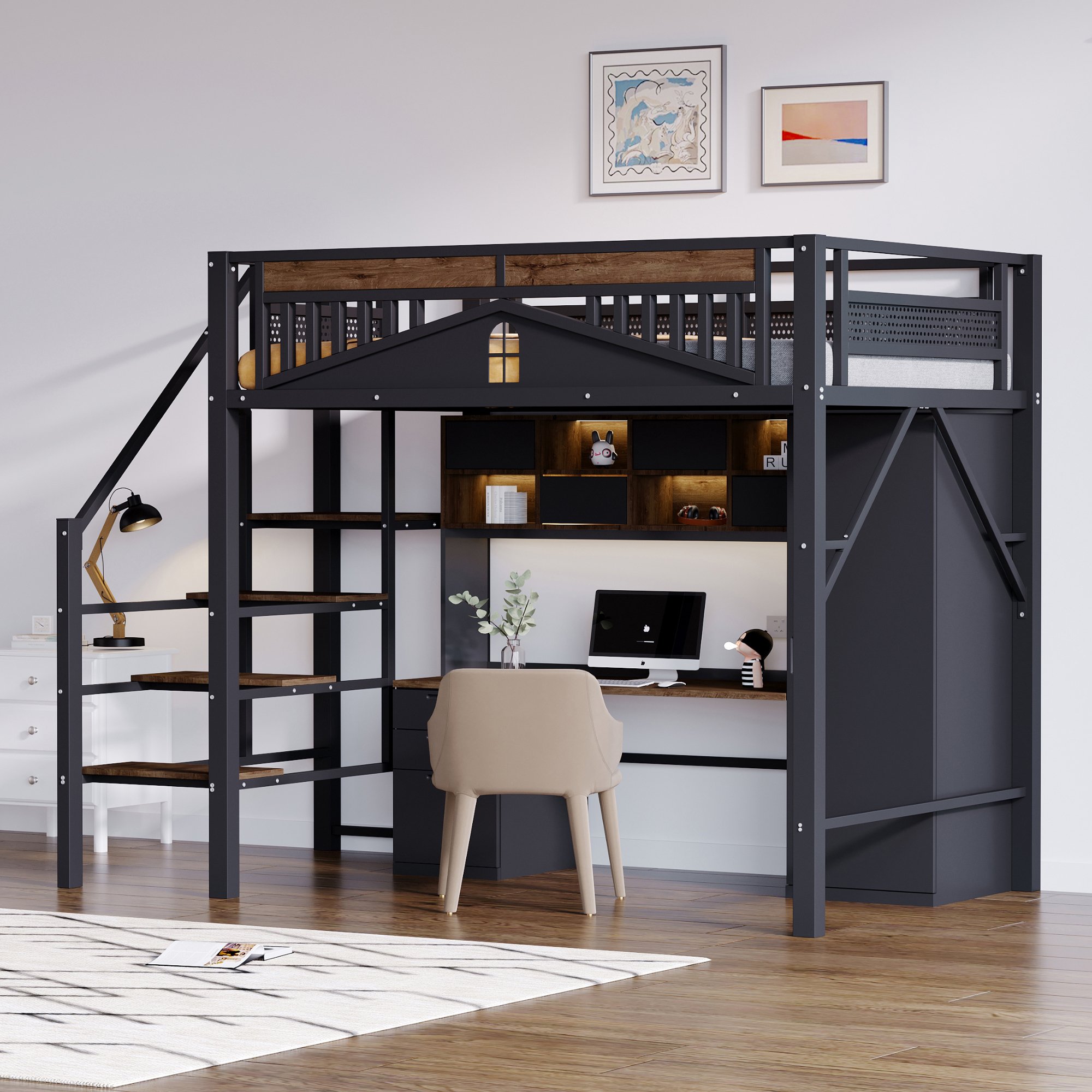 Un espace sous le lit polyvalent