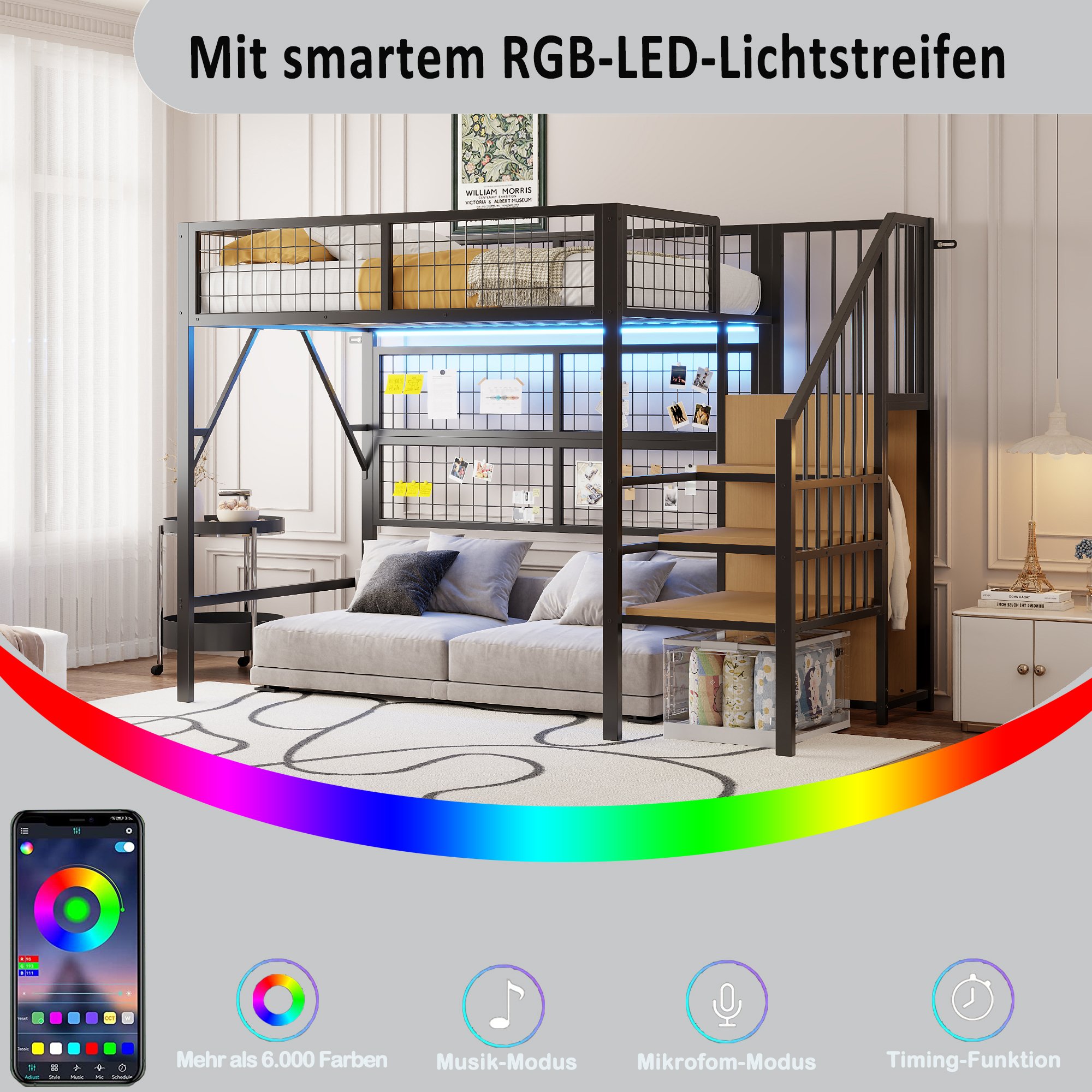 Éclairage LED intelligent