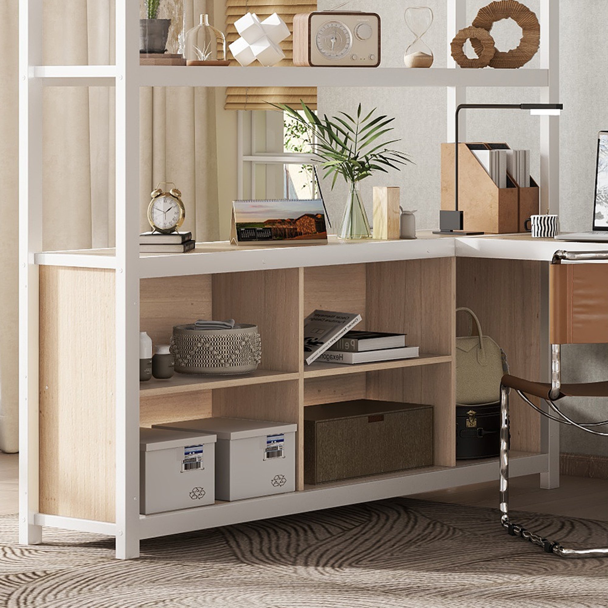Rangements sous le bureau