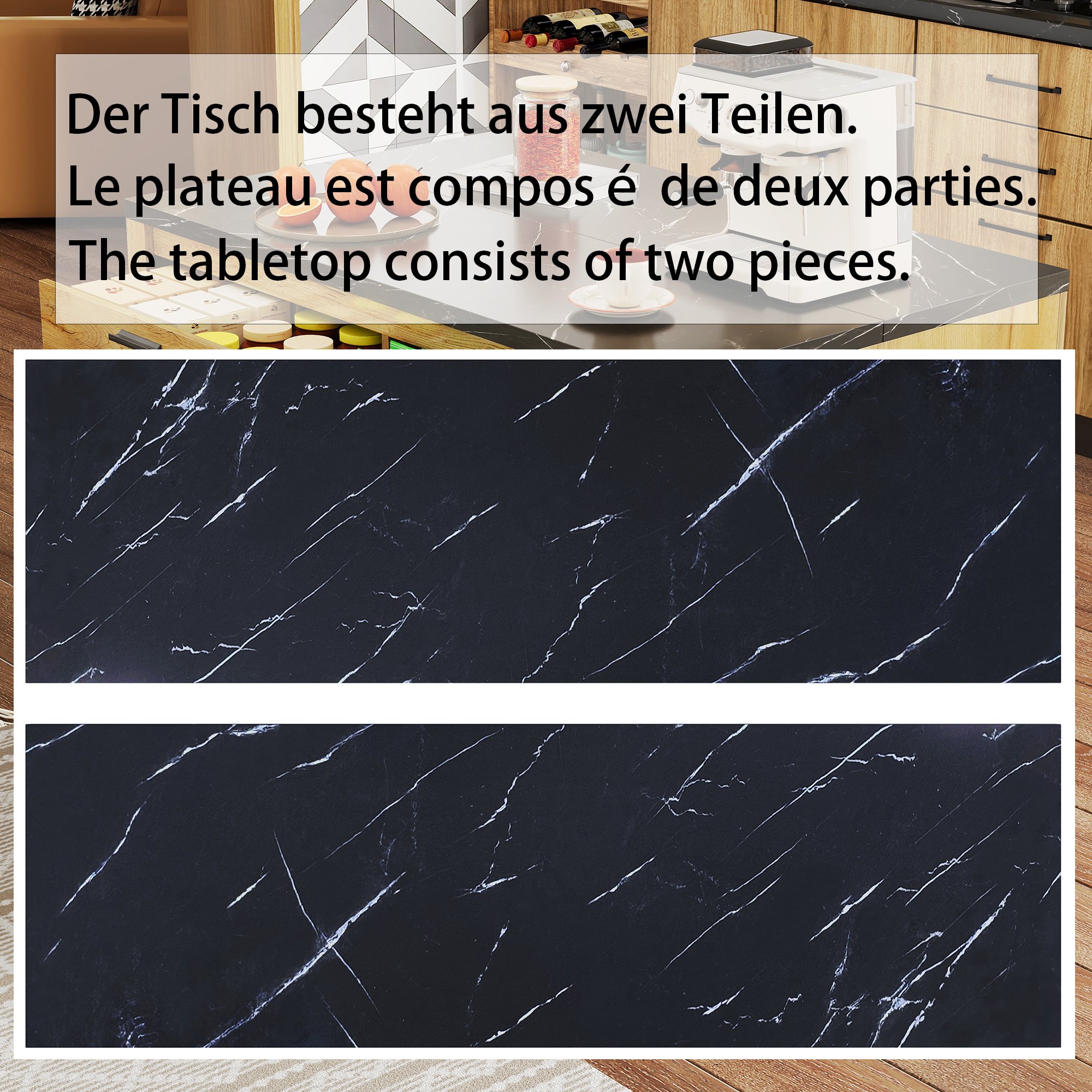 Plan de travail résistant et facile à entretenir