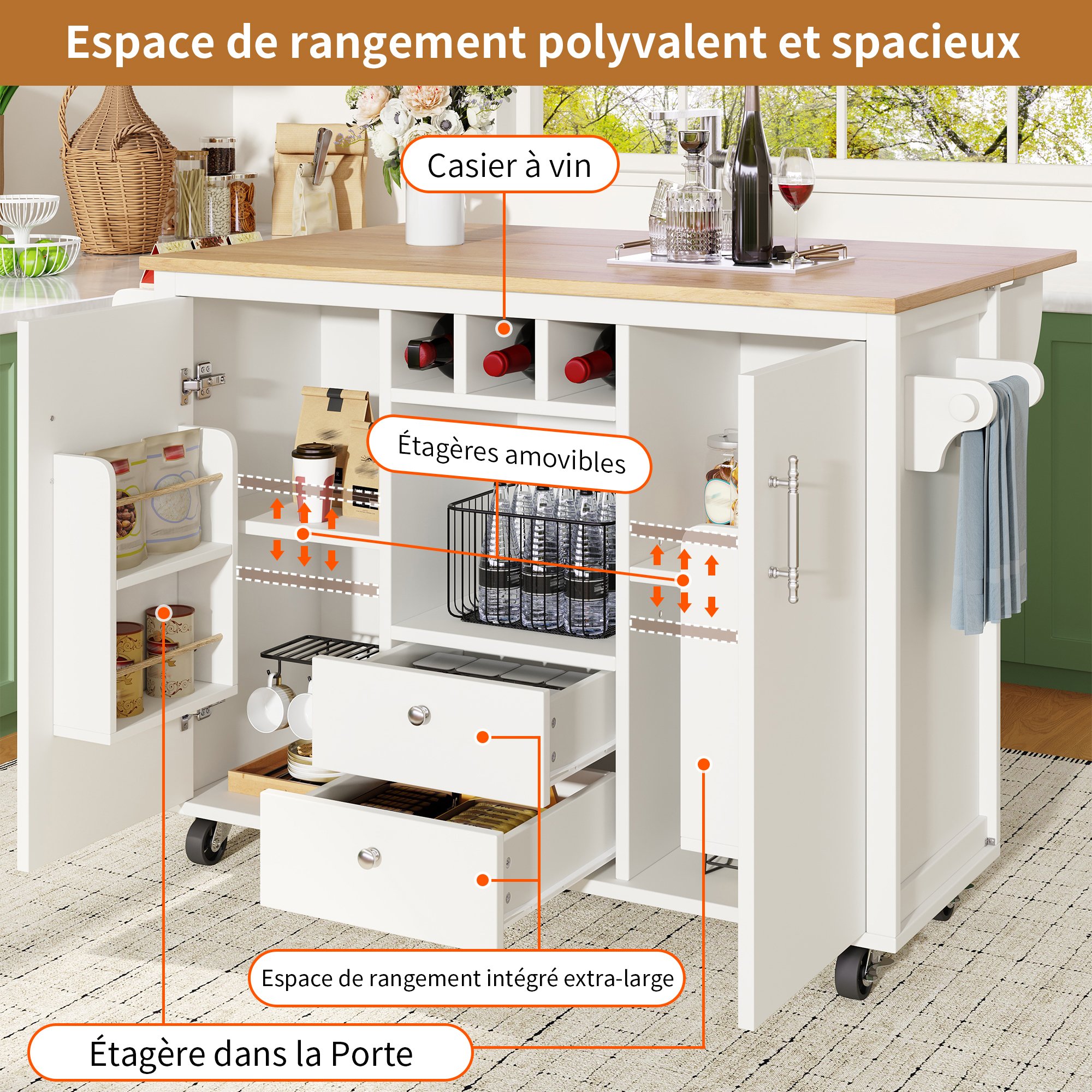 Montage facile et rangement optimisé