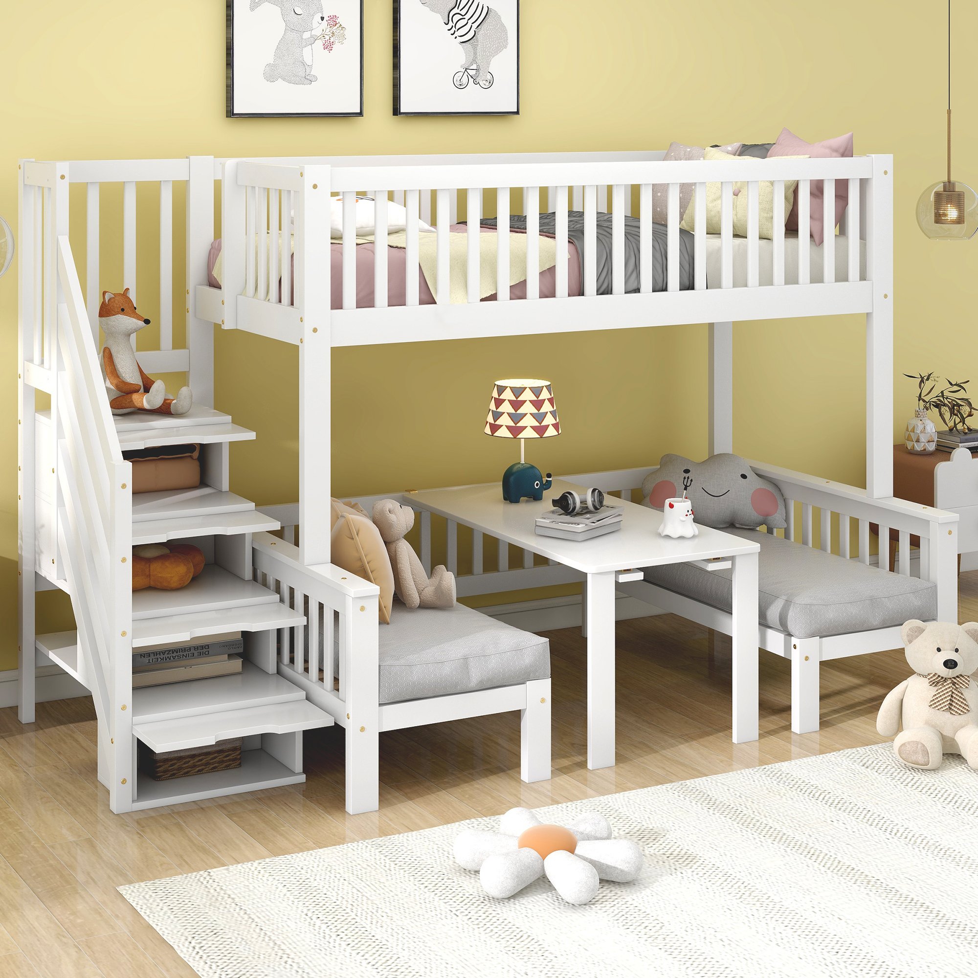 Échelle de rangement pratique
