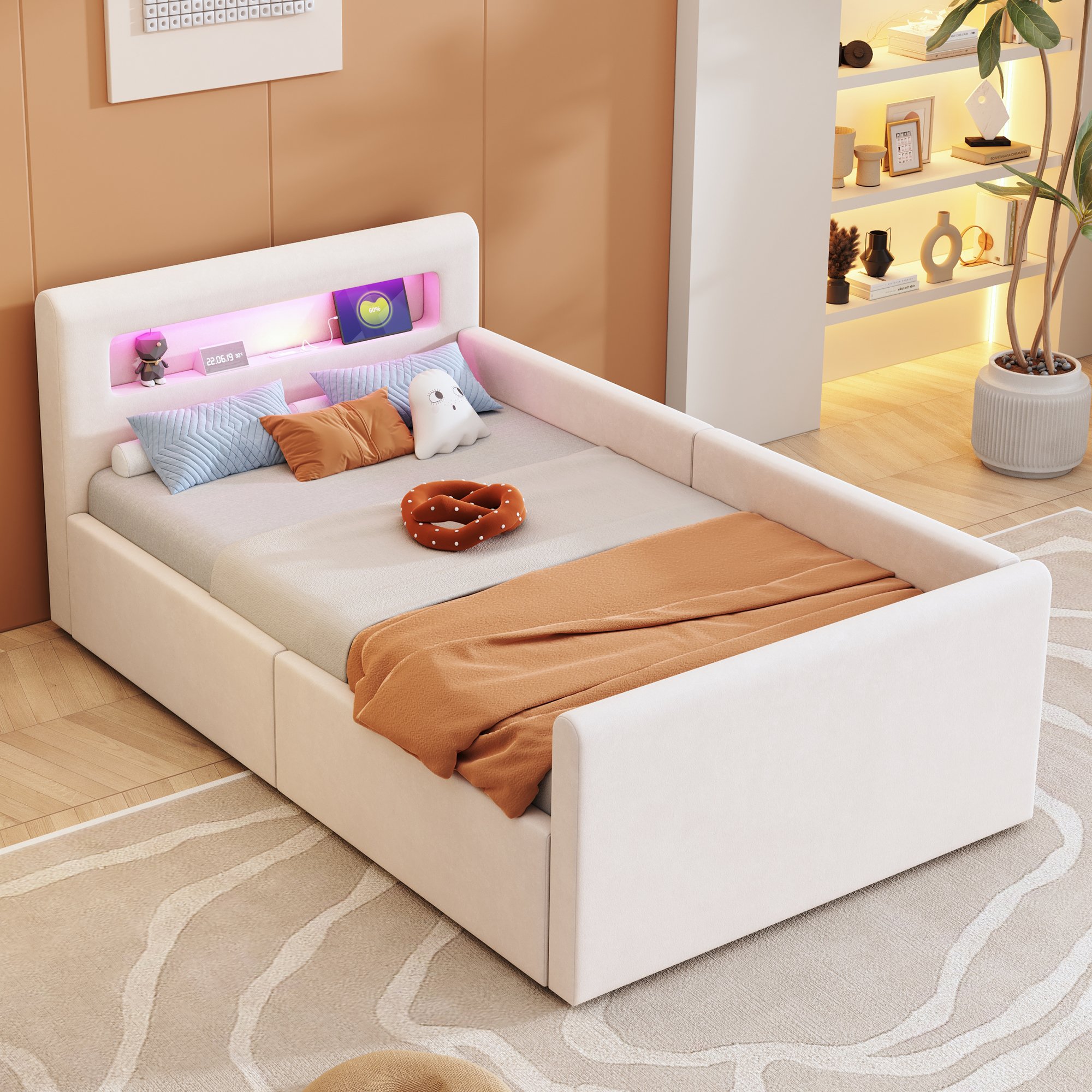 Design rembourré et confortable