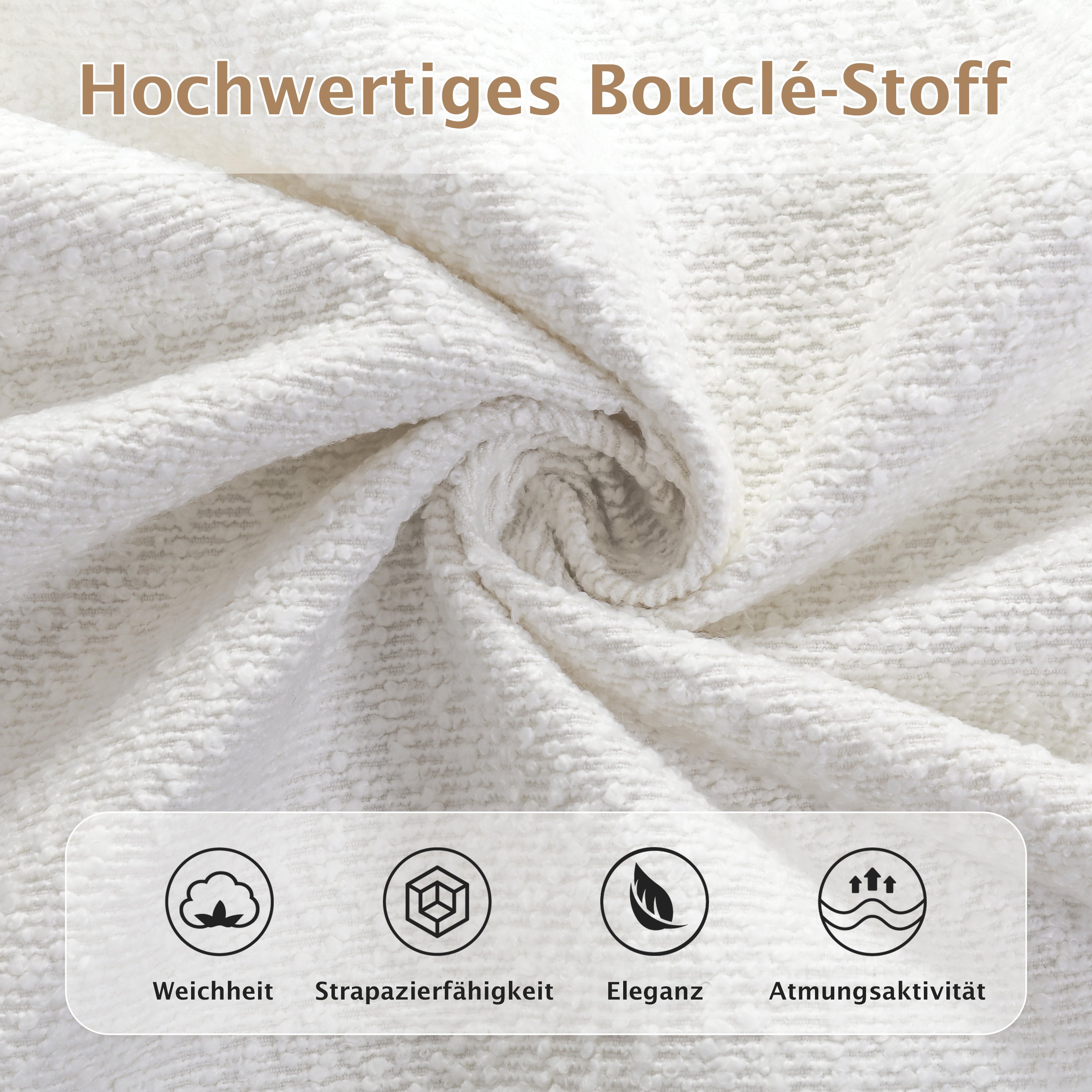 Qualité du Tissu Bouclé