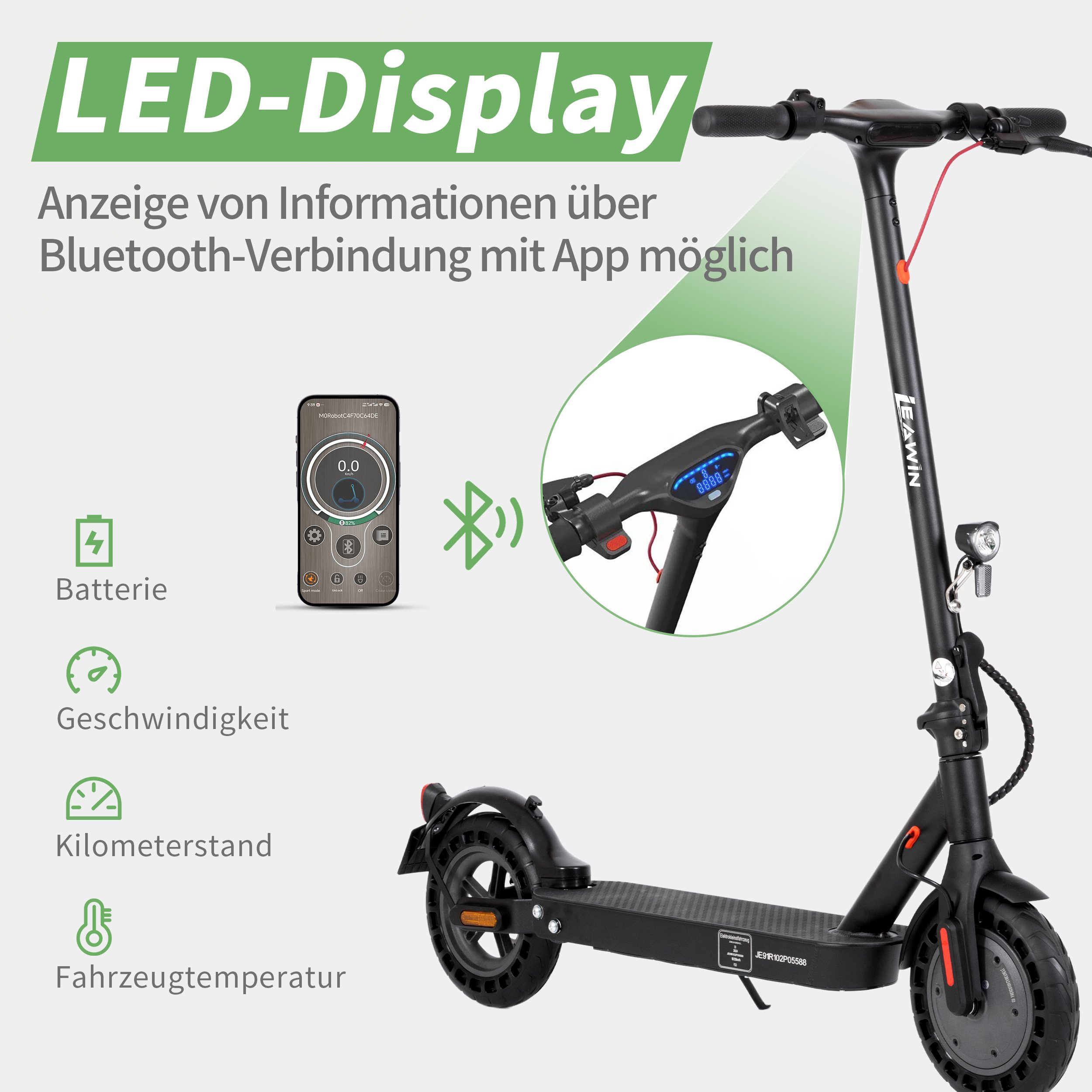 Écran LED et contrôle via APP