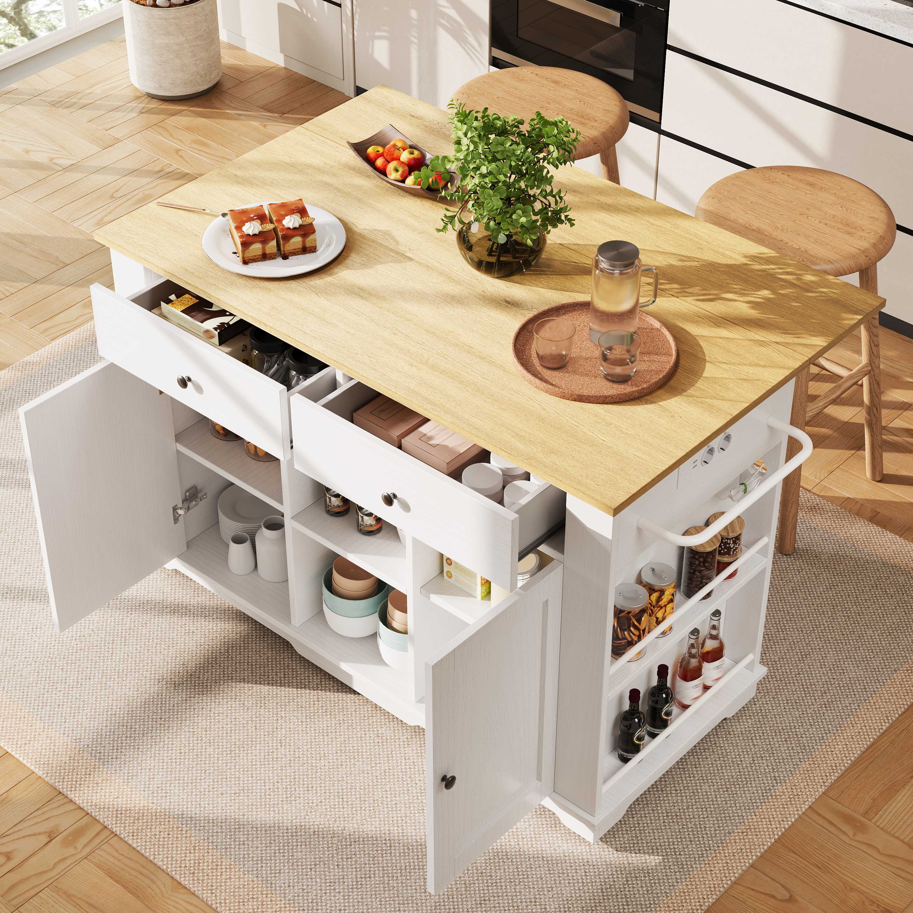 Un rangement spacieux et modulable