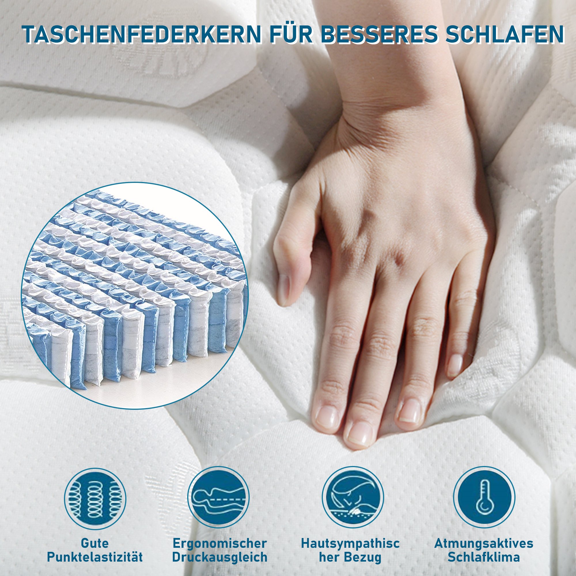 Matelas Ressorts Ensachés Premium