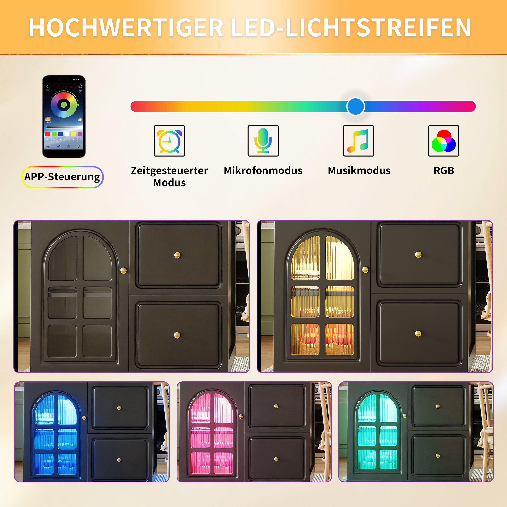 Éclairage LED RGB intelligent